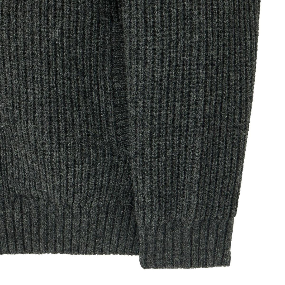 브롬톤 런던(BROMPTON LONDON) SHETLAND WOOL HOOD CARDIGAN - C/GREY (P254UCD431)