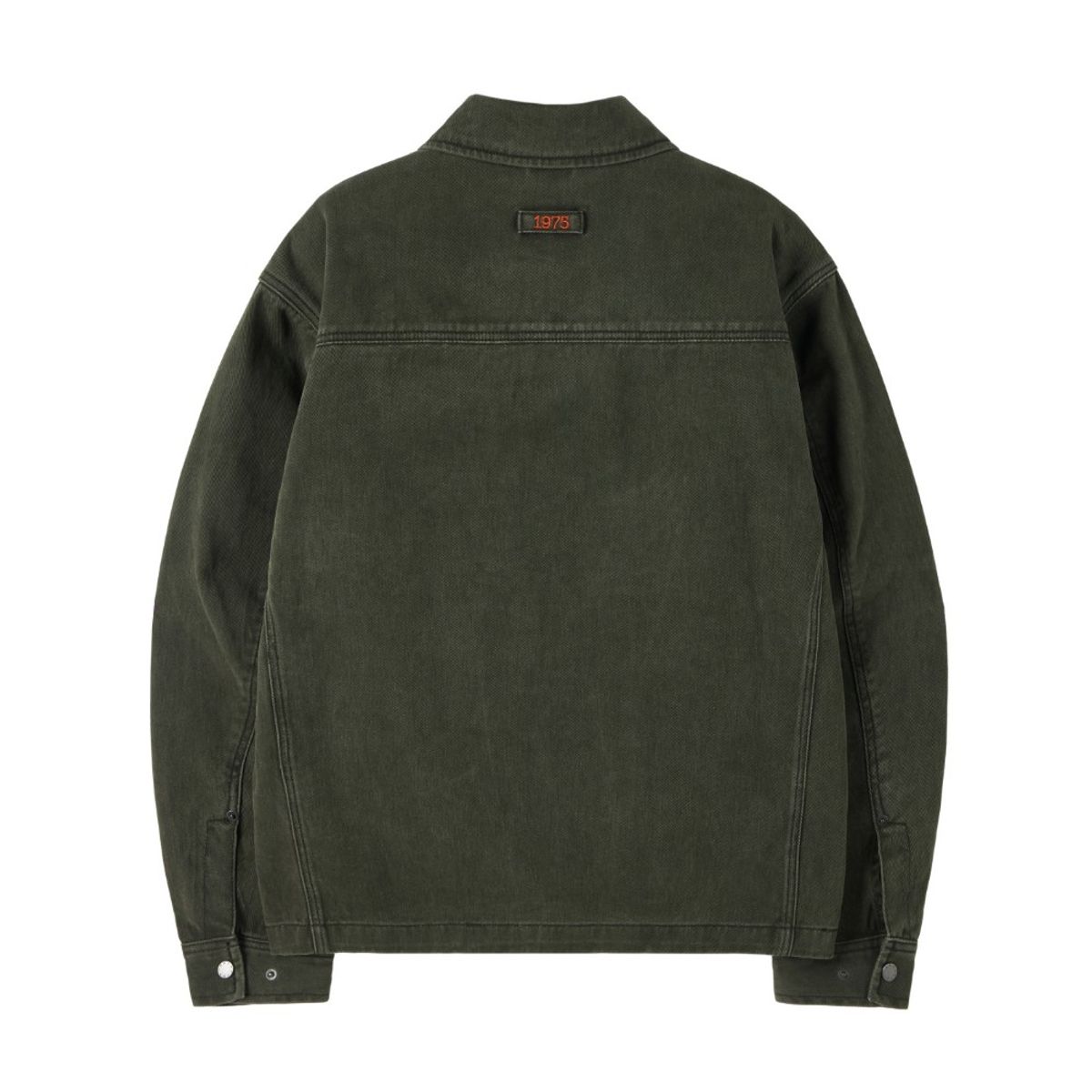 브롬톤 런던(BROMPTON LONDON) DENIM ZIP-UP JACKET - KHAKI (P253MJK461)
