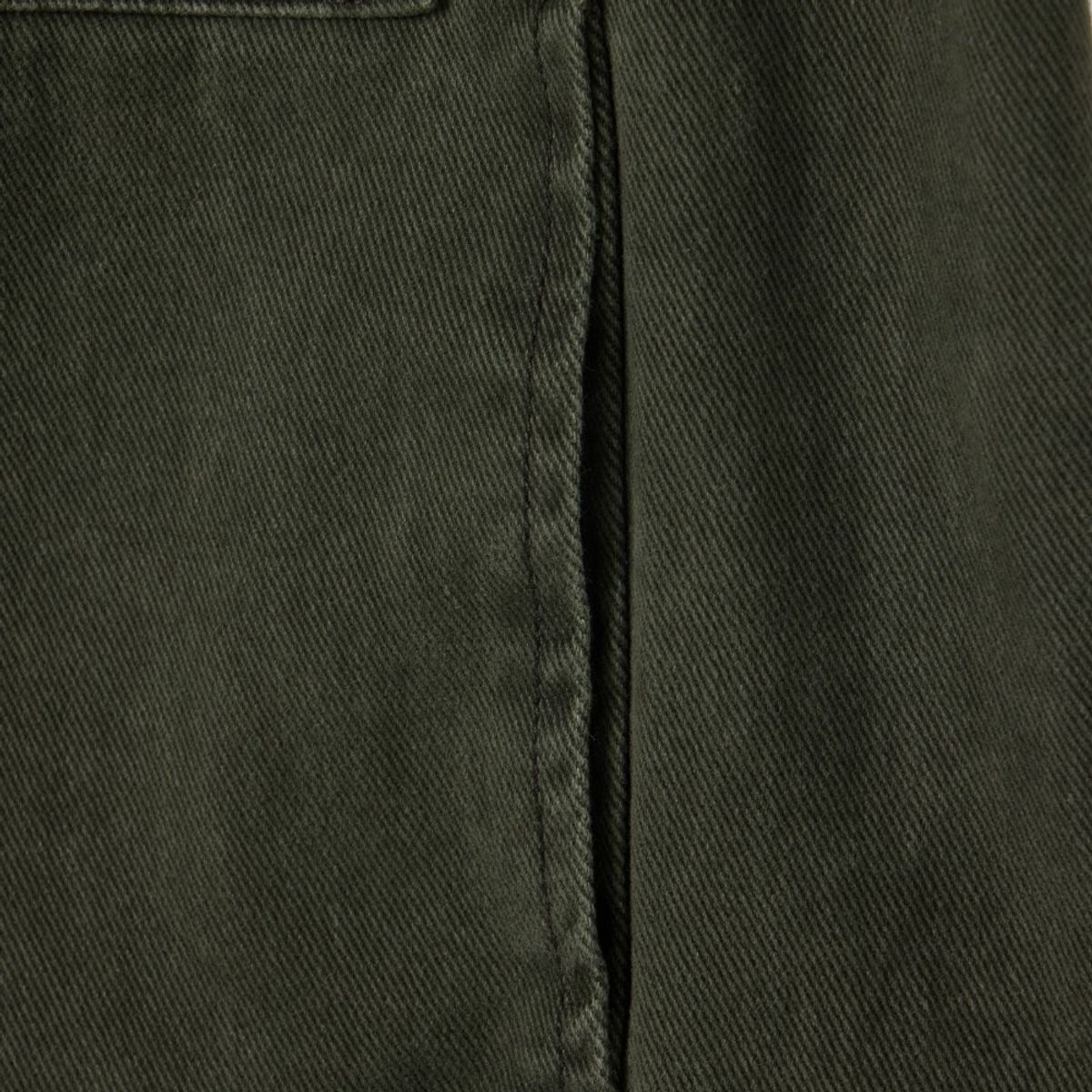 브롬톤 런던(BROMPTON LONDON) DENIM ZIP-UP JACKET - KHAKI (P253MJK461)