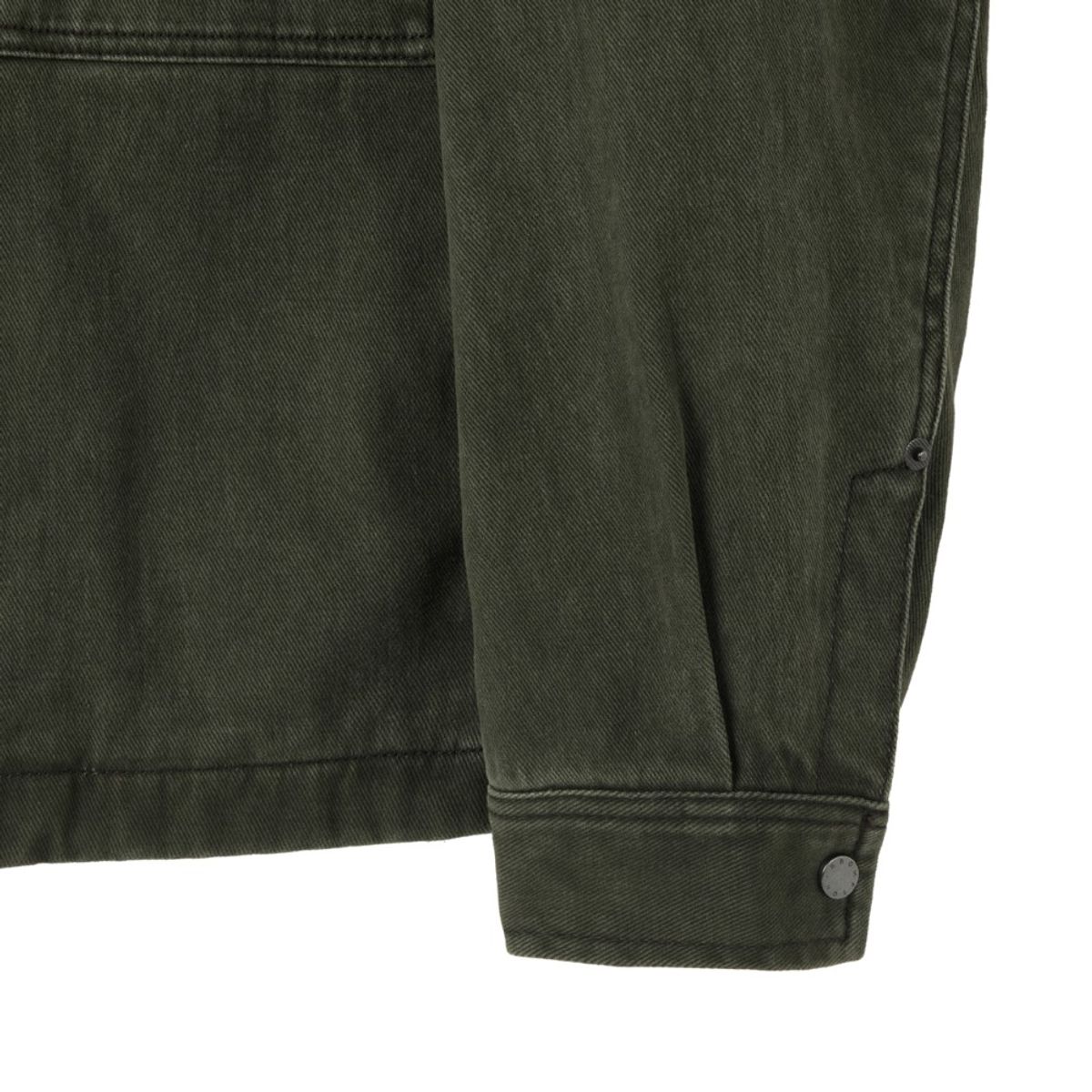 브롬톤 런던(BROMPTON LONDON) DENIM ZIP-UP JACKET - KHAKI (P253MJK461)