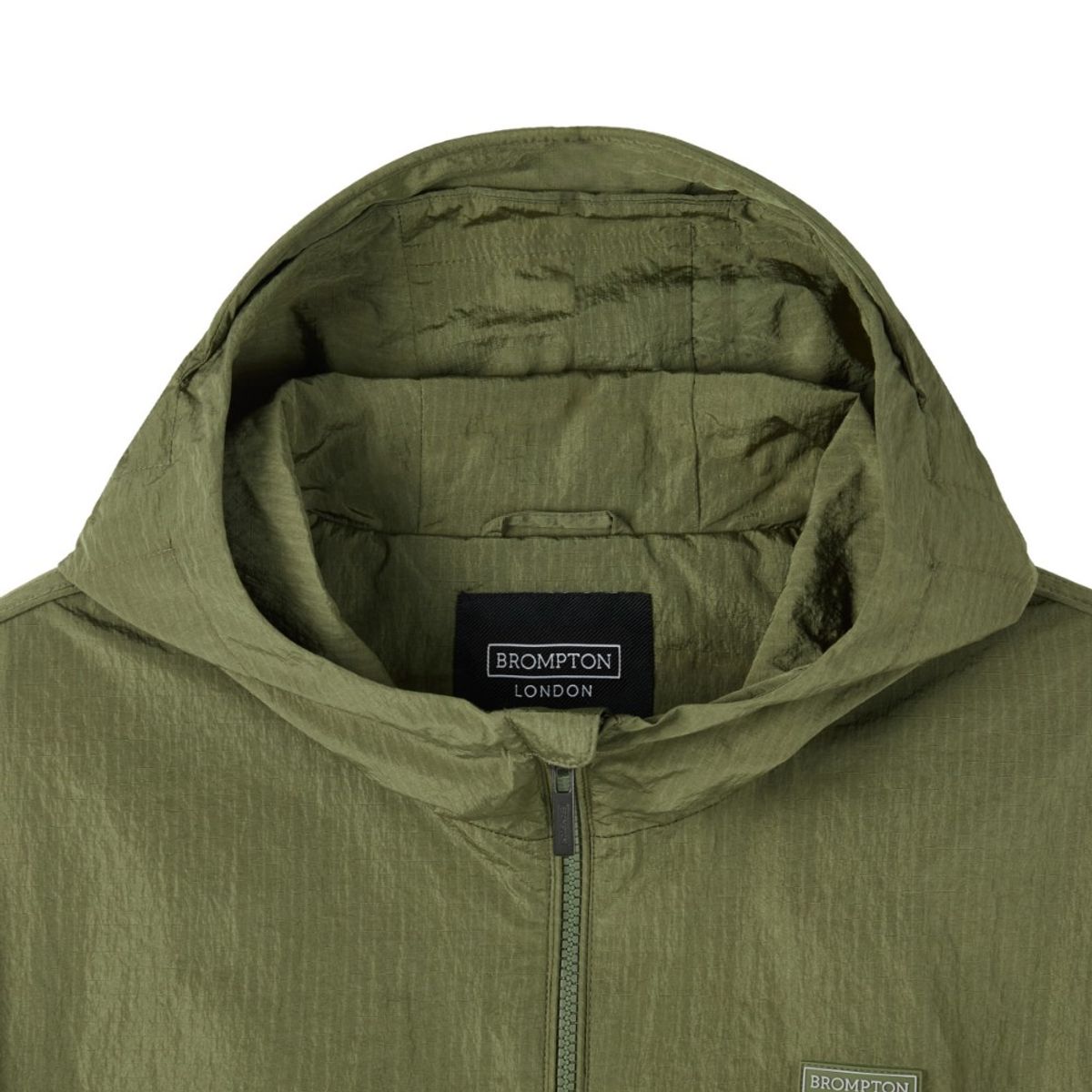 브롬톤 런던(BROMPTON LONDON) EXPLORE HOOD JUMPER - KHAKI (P253UJP101)