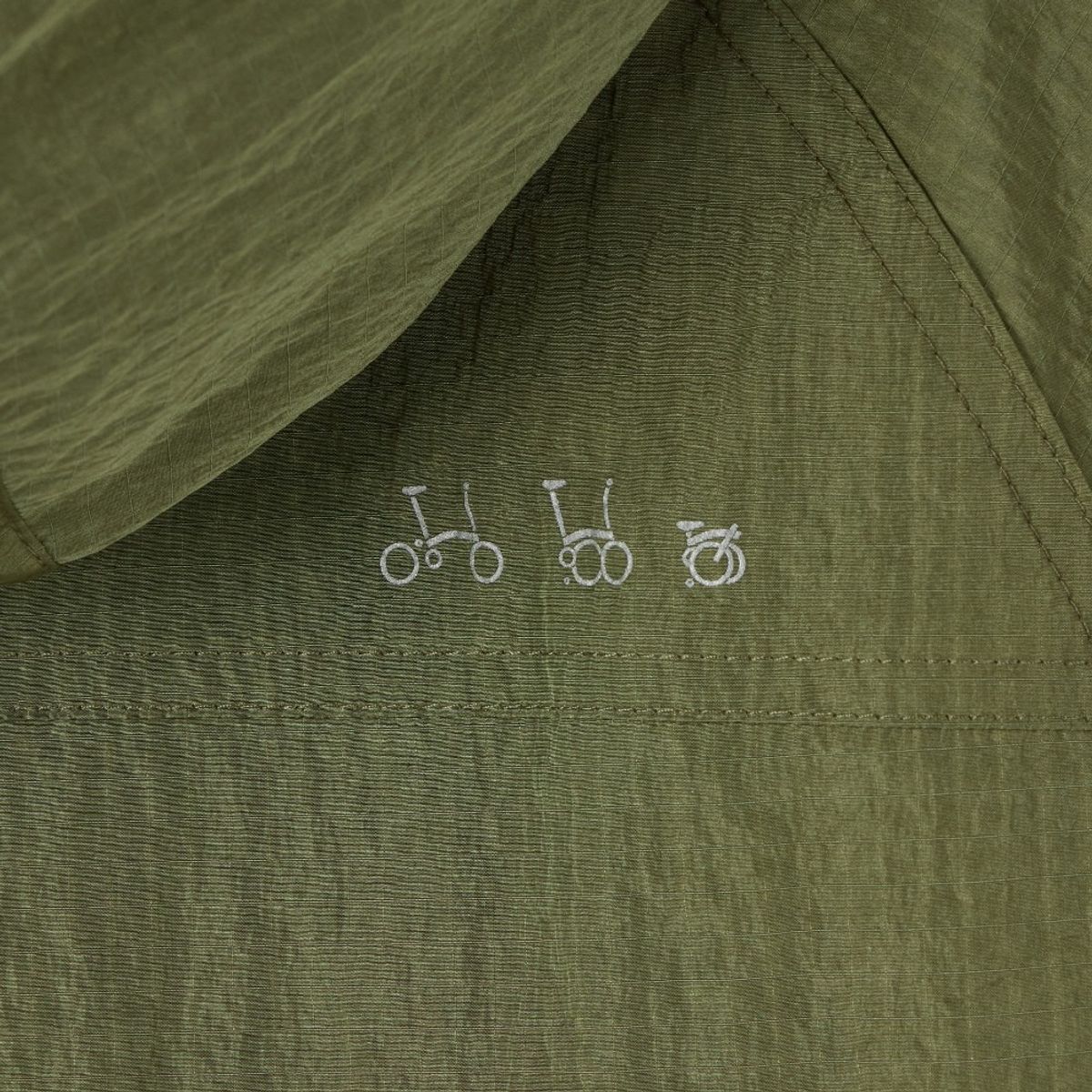 브롬톤 런던(BROMPTON LONDON) EXPLORE HOOD JUMPER - KHAKI (P253UJP101)