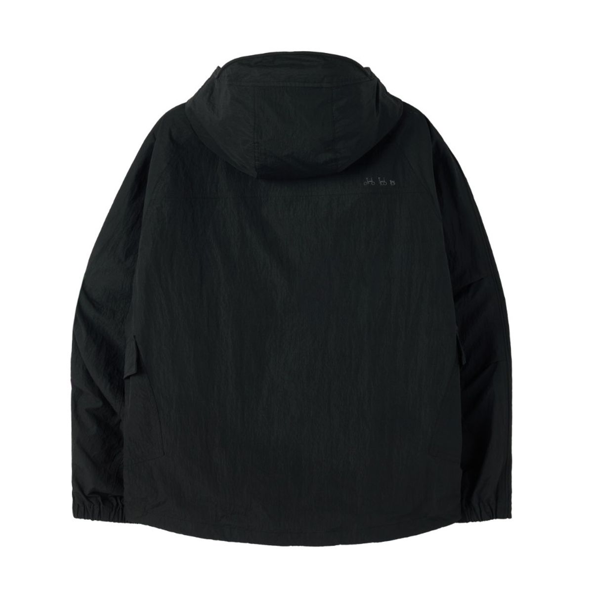 브롬톤 런던(BROMPTON LONDON) EXPLORE HOOD JUMPER - BLACK (P253UJP101)