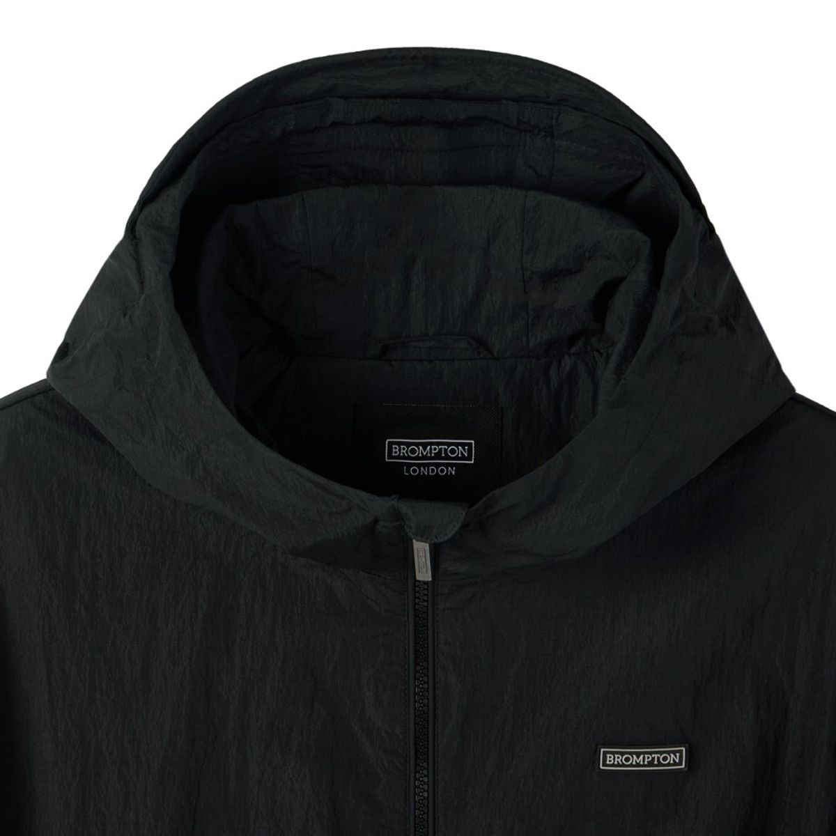 브롬톤 런던(BROMPTON LONDON) EXPLORE HOOD JUMPER - BLACK (P253UJP101)