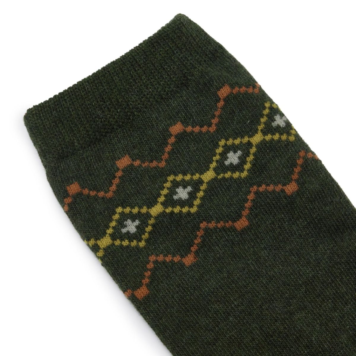 브롬톤 런던(BROMPTON LONDON) JACQUARD POINT SOCKS - KHAKI (P255ASO411)
