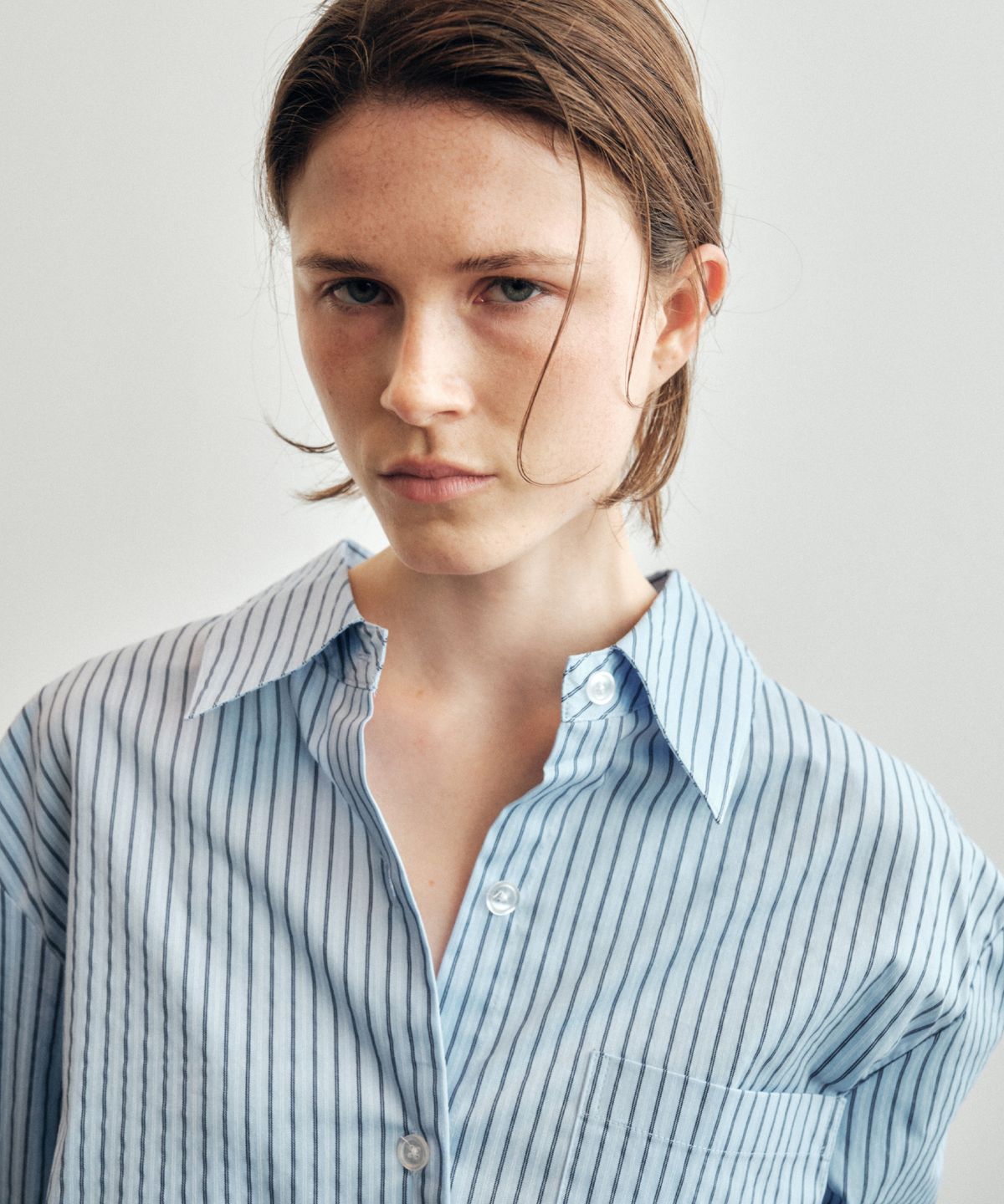 씨타(CITTA) Essential Multi Stripe Comfort Shirt_CTT386(Blue)