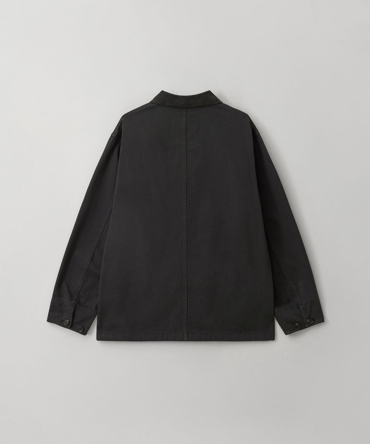 어나더 오피스(ANOTHER OFFICE) Hermit Garment Coverall Jacket (Almost black)