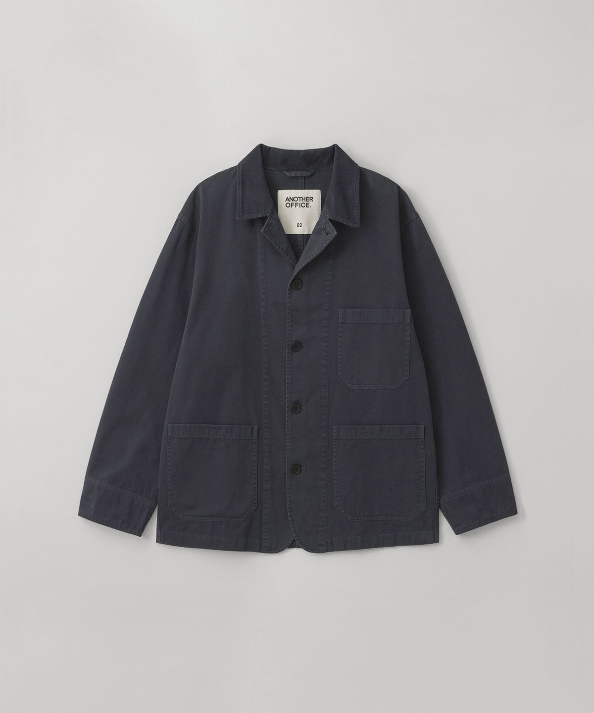 어나더 오피스(ANOTHER OFFICE) Hermit Garment Coverall Jacket (Smoky indigo)