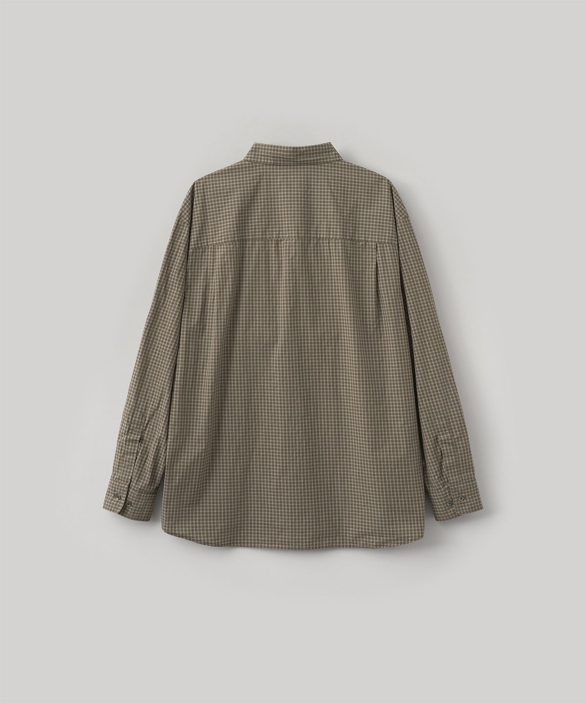 어나더 오피스(ANOTHER OFFICE) [AW] Ordinary Check Shirt (Brown)