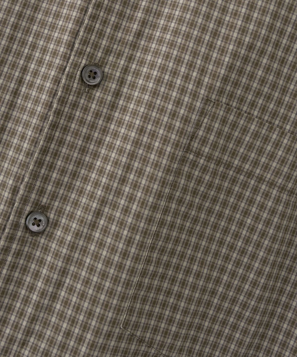 어나더 오피스(ANOTHER OFFICE) [AW] Ordinary Check Shirt (Brown)