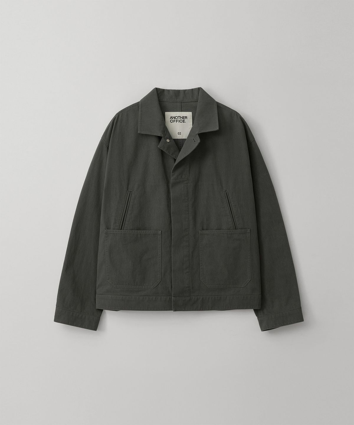 어나더 오피스(ANOTHER OFFICE) Woody Twill Blouson (Graphite)