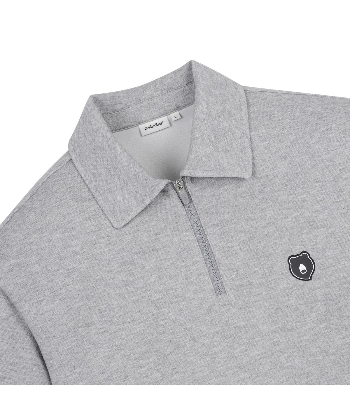 골든베어(GOLDEN BEAR) Stand Collar Half-Zip Sweatshirt G4TAW25761GYX