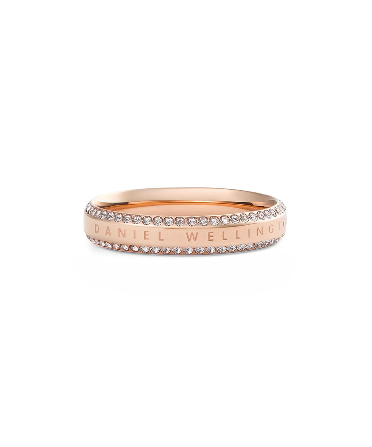 다니엘 웰링턴(DANIEL WELLINGTON) CLASSIC AURA DUO RING 심플 포인트 써지컬스틸 레이어드링