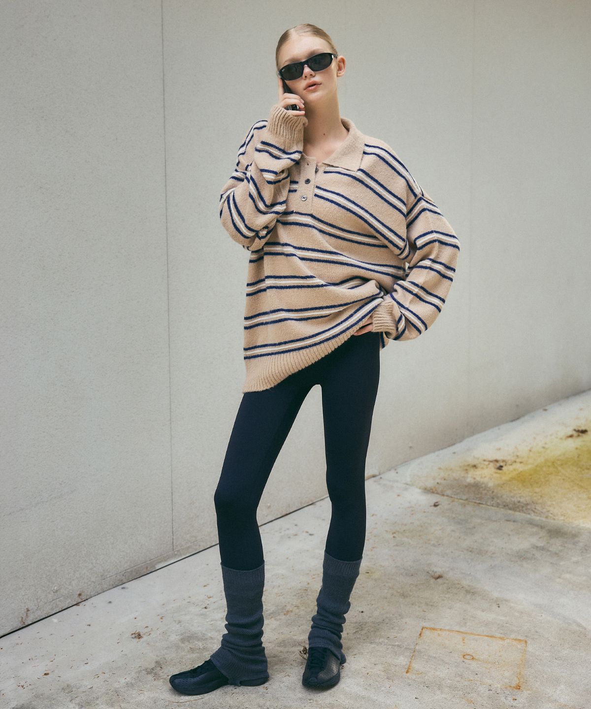 씨타(CITTA) Wool Mohair Stripe Long Sleeve Knit_CTK235(4color)