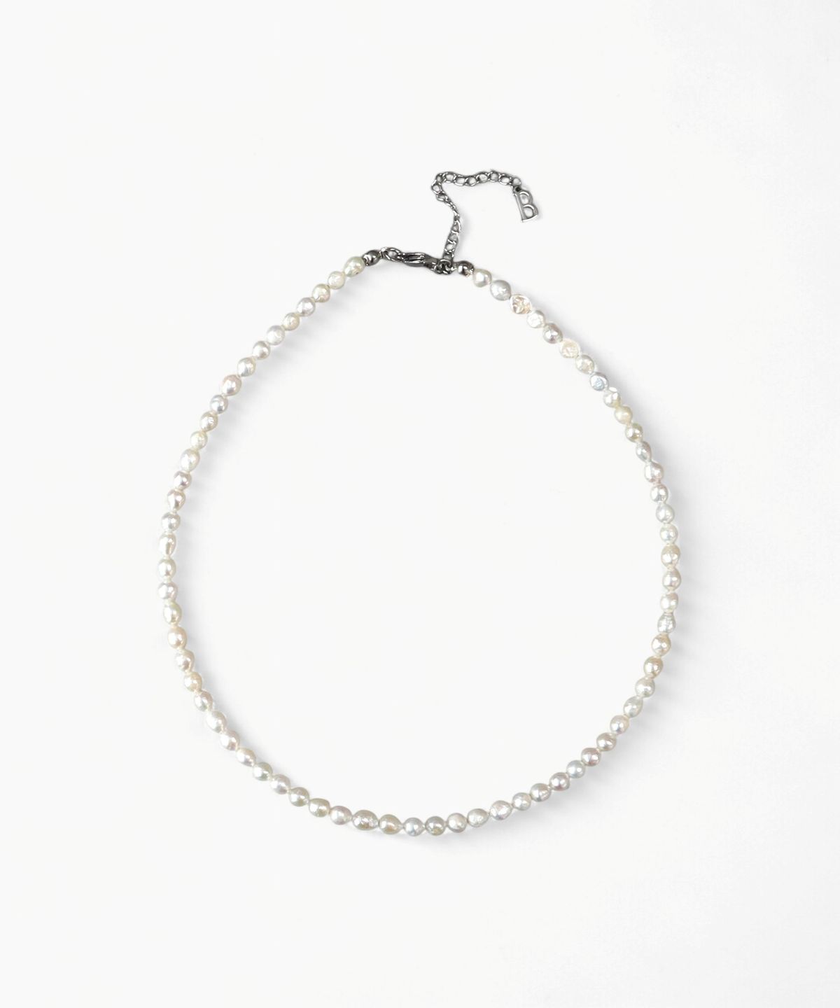 베이스클레프(BASSCLEF) 남자 담수 진주 목걸이 CLEF Largo Pearl