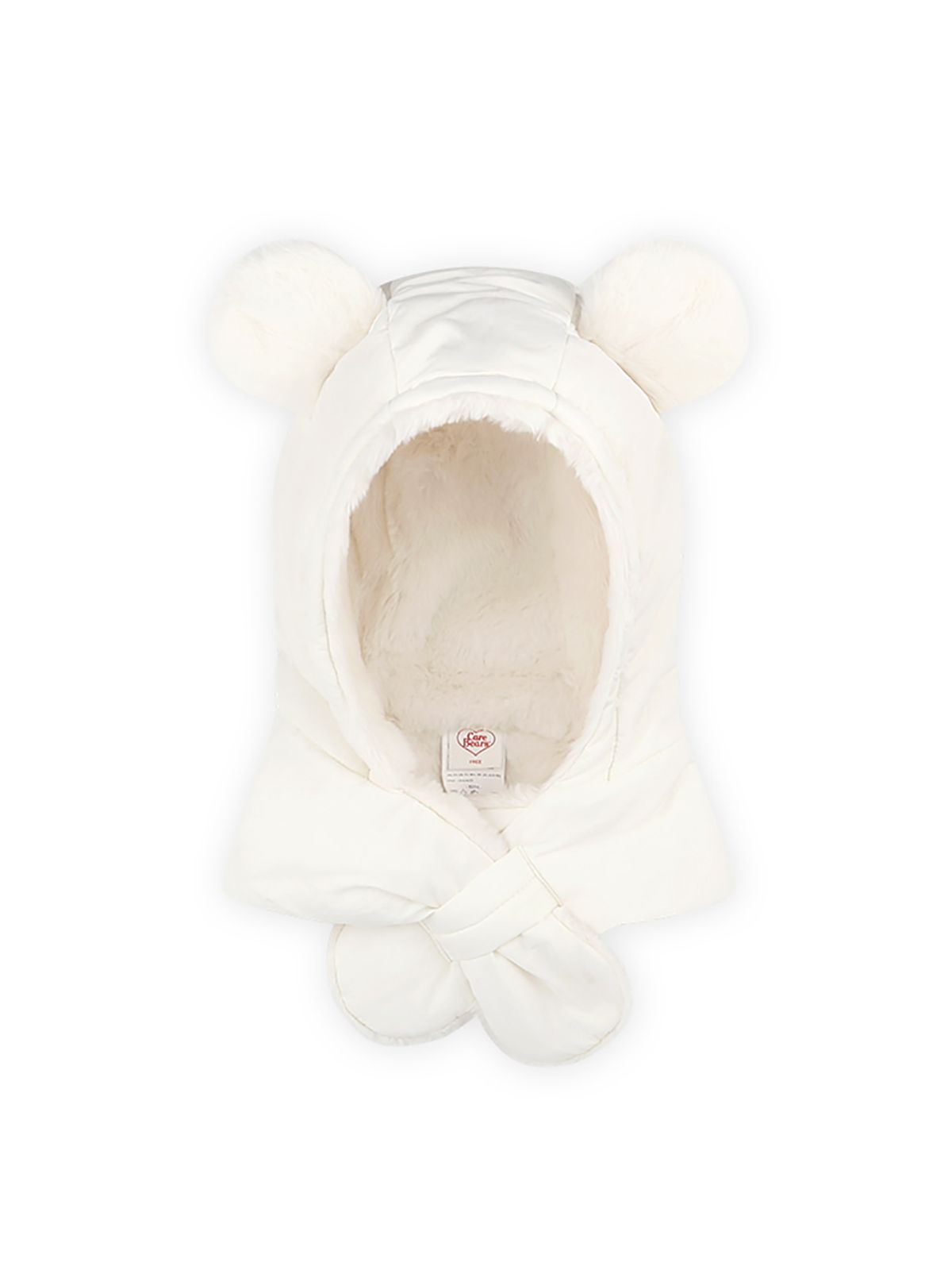 케어베어(CAREBEARS) 하트 케어베어 포근 패딩 후드 워머