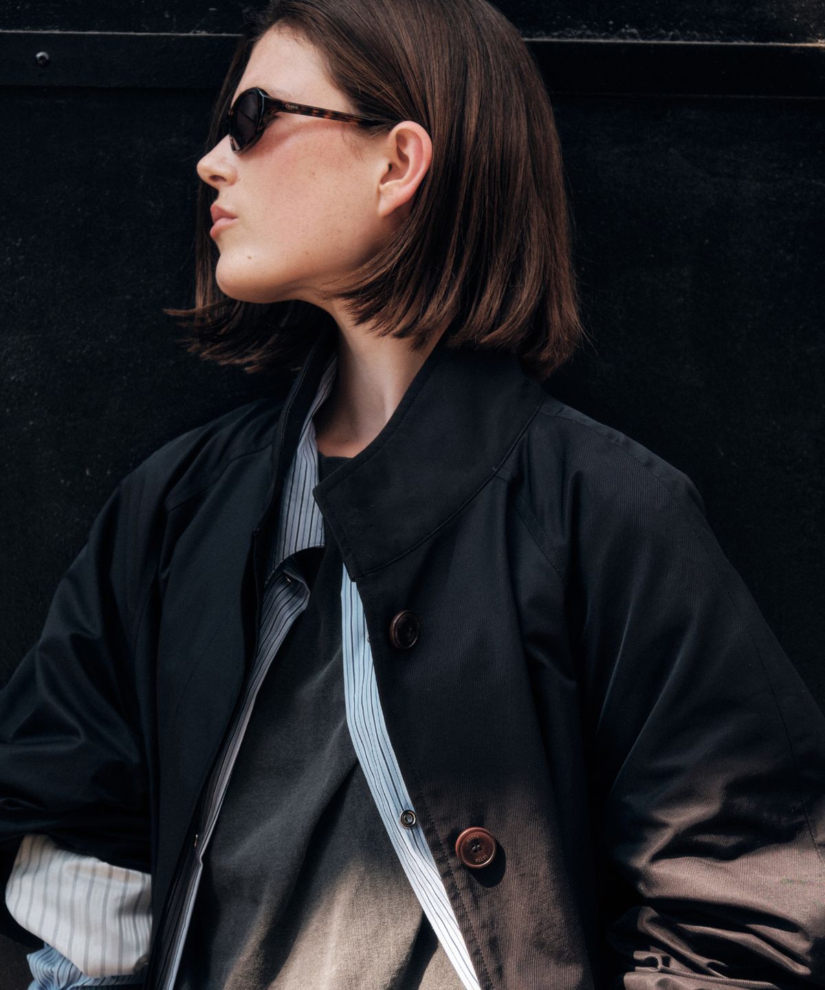 씨타(CITTA) Urban Field Maxi Safari Coat_CTO143(Black)
