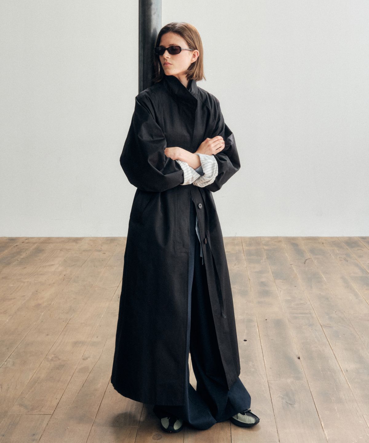 씨타(CITTA) Urban Field Maxi Safari Coat_CTO143(Black)