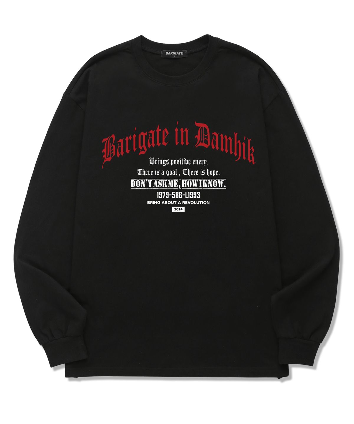 바리게이트(BARIGATE) L1993 롱슬리브 (BLS032) 블랙
