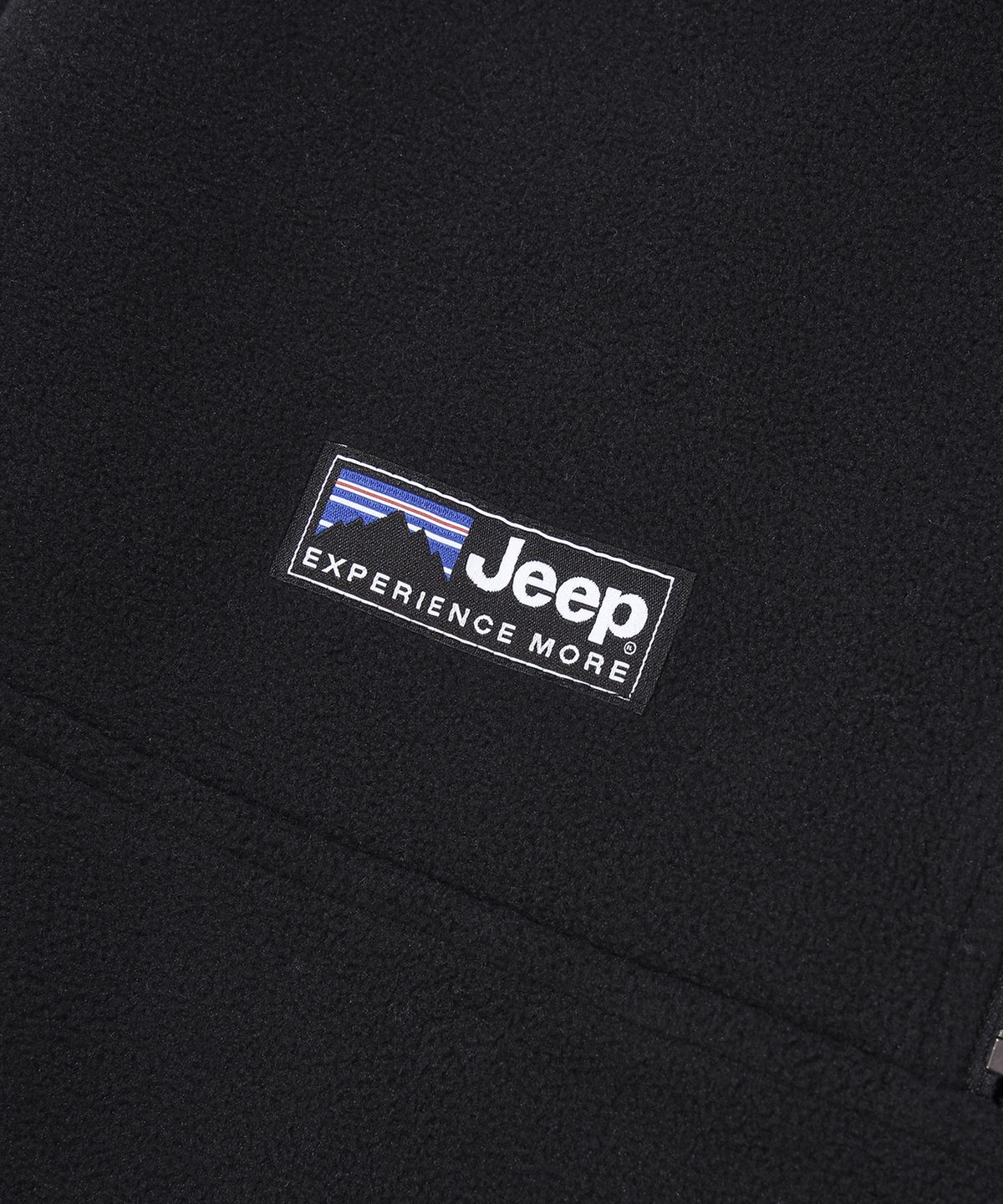 지프(JEEP) 에센셜 스몰로고 하프집업 플리스 (JR5TSF192BK)