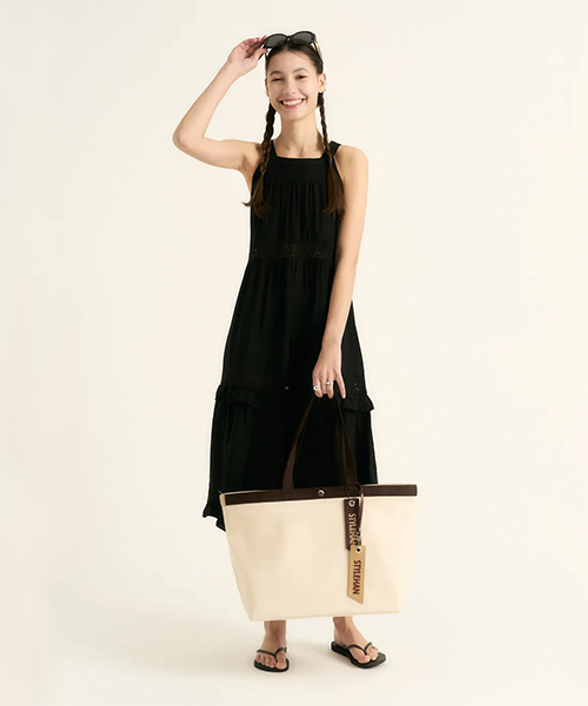 스타일한(STYLEHAN) Dama 쇼퍼백 Natural