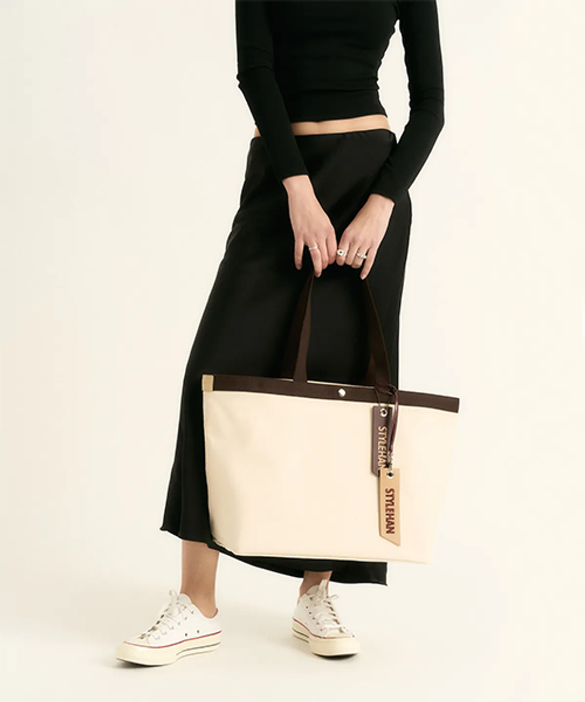 스타일한(STYLEHAN) Dama 쇼퍼백 Natural