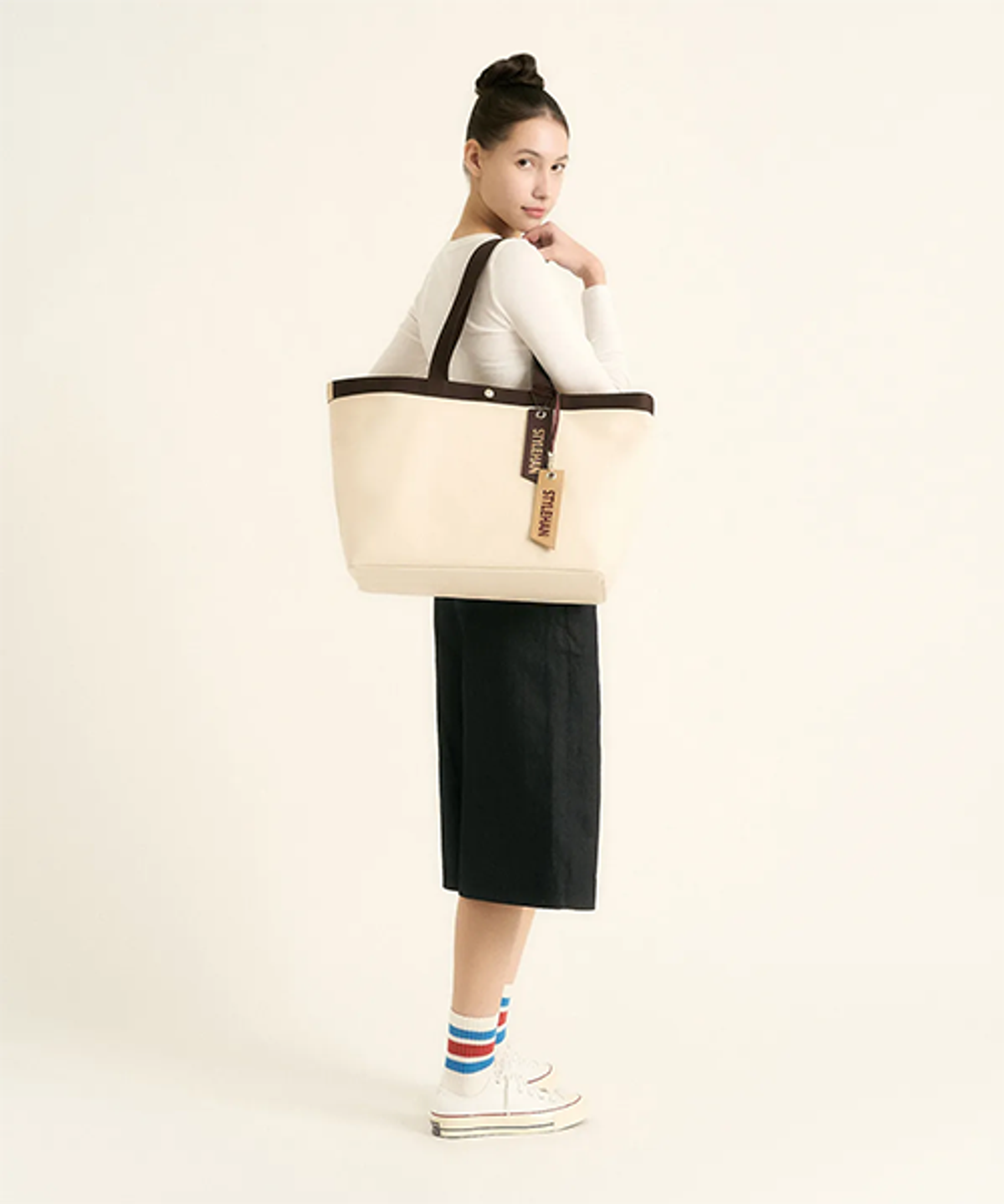 스타일한(STYLEHAN) Dama 쇼퍼백 Natural