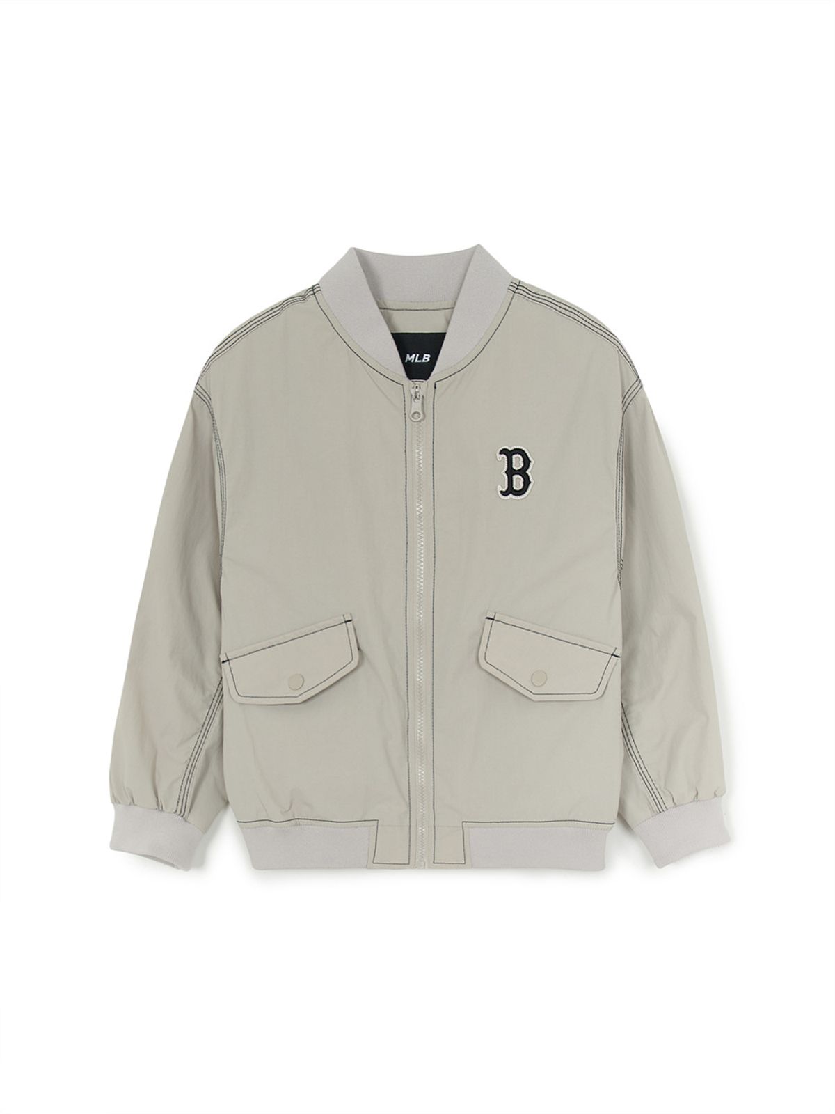 엠엘비 키즈(MLB KIDS) 스트릿 나일론 항공점퍼 BOS (Mg.Beige)