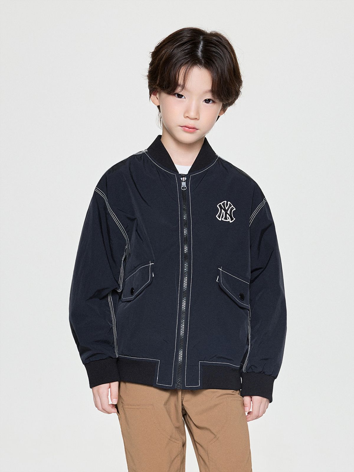 엠엘비 키즈(MLB KIDS) 스트릿 나일론 항공점퍼 NY (Black)