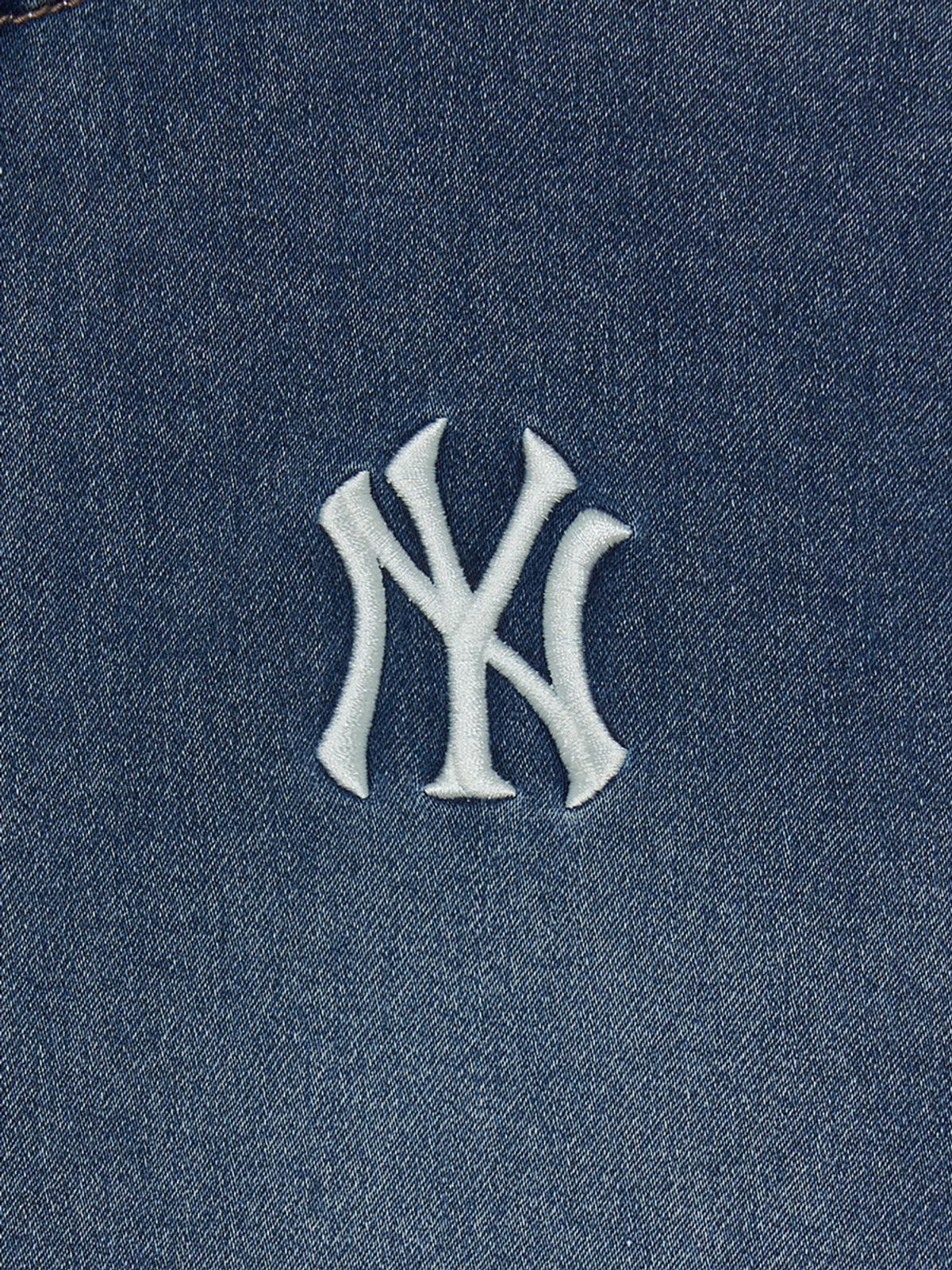 엠엘비 키즈(MLB KIDS) 스트릿 져지데님 후드 자켓 NY (Blue)