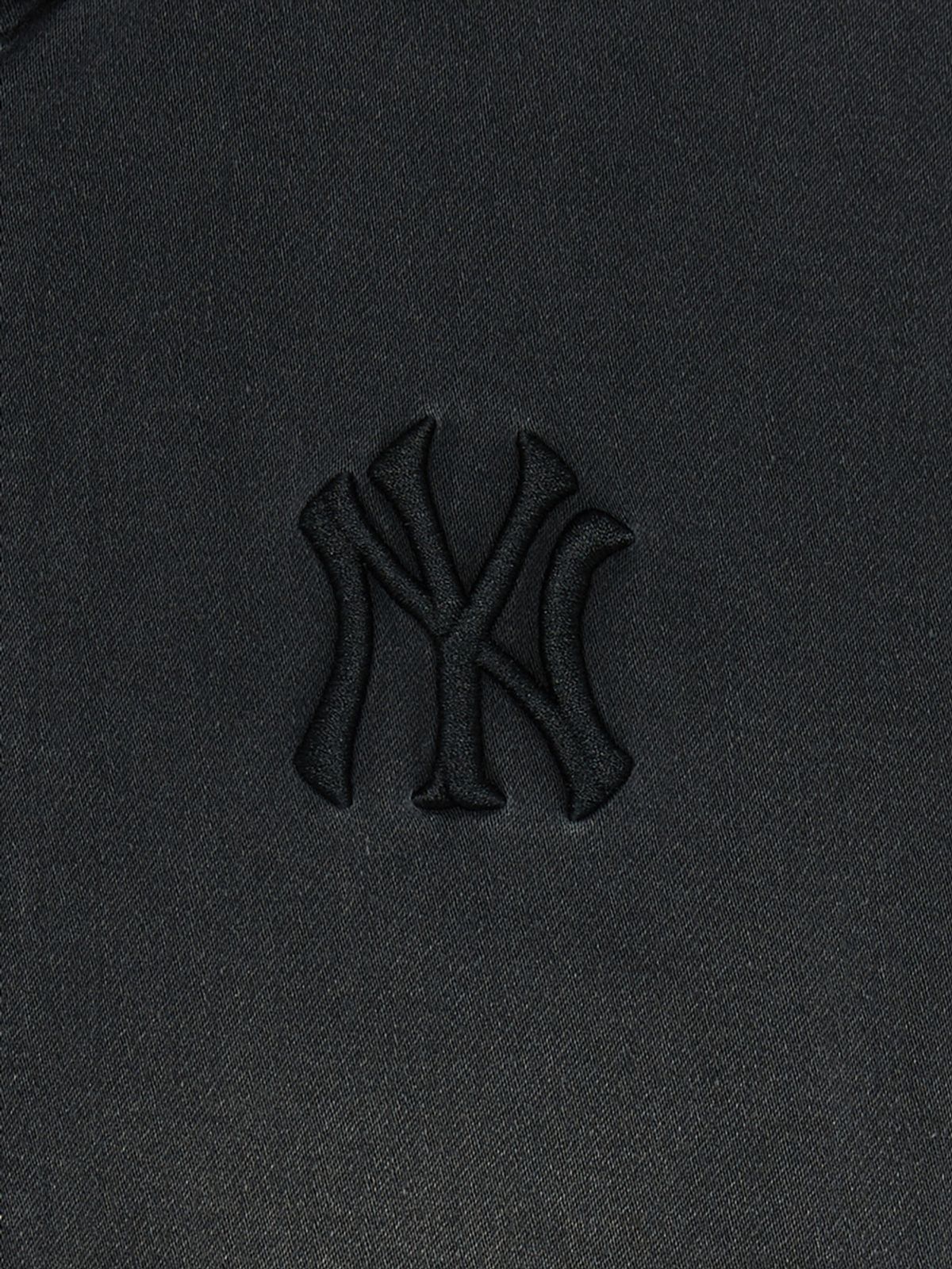엠엘비 키즈(MLB KIDS) 스트릿 져지데님 후드 자켓 NY (L.Charcoal Grey)