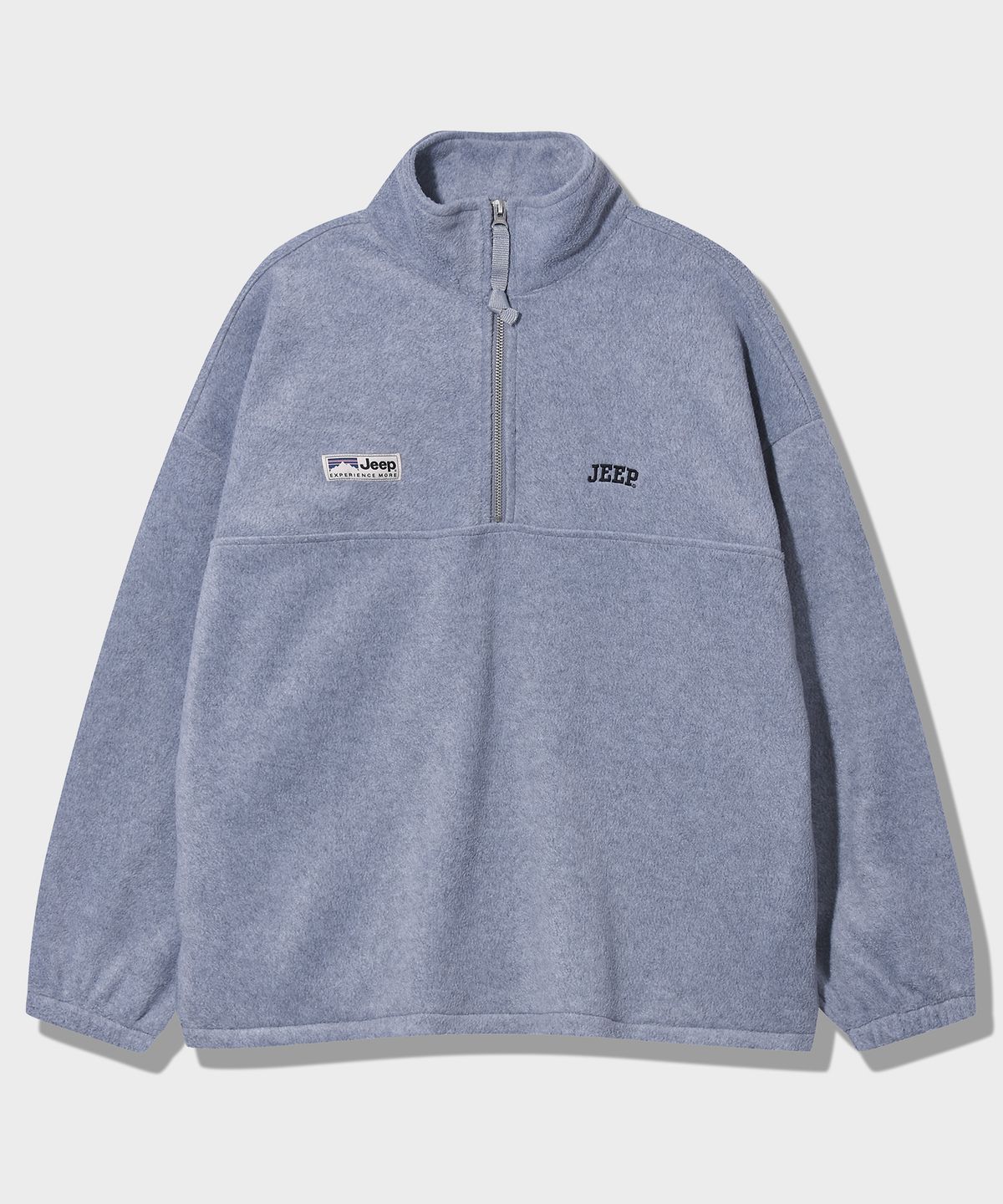 지프(JEEP) 에센셜 스몰로고 하프집업 플리스 (JR5TSF192MG)