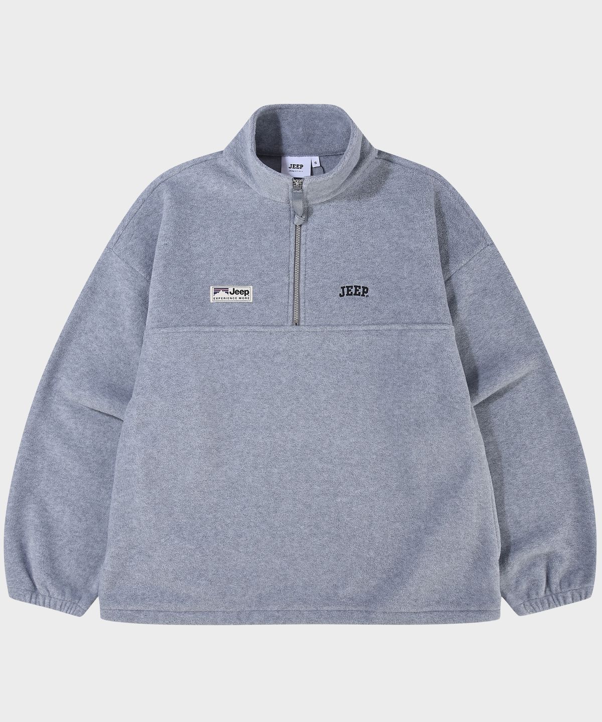 지프(JEEP) 에센셜 스몰로고 하프집업 플리스 (JR5TSF192MG)