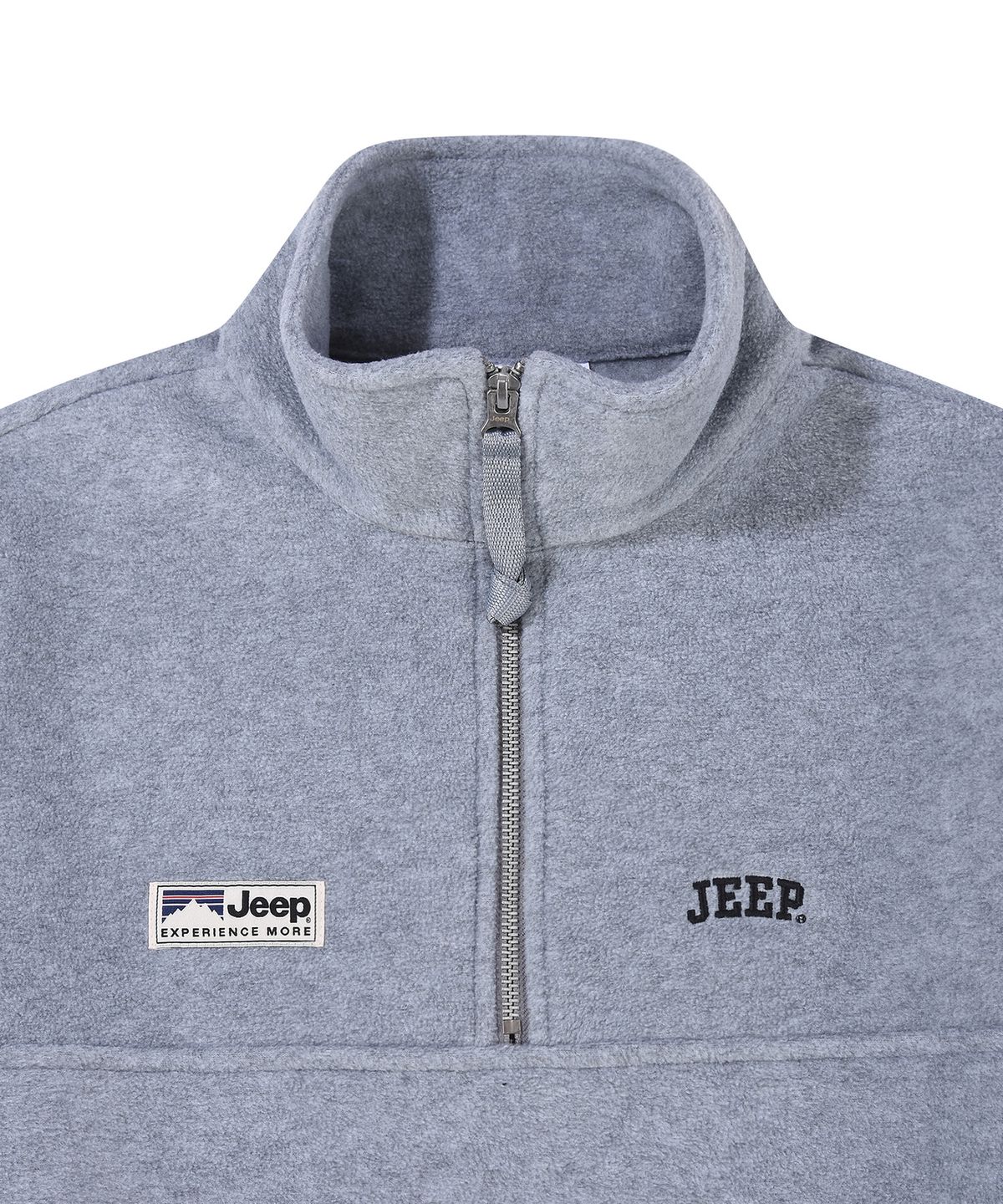 지프(JEEP) 에센셜 스몰로고 하프집업 플리스 (JR5TSF192MG)