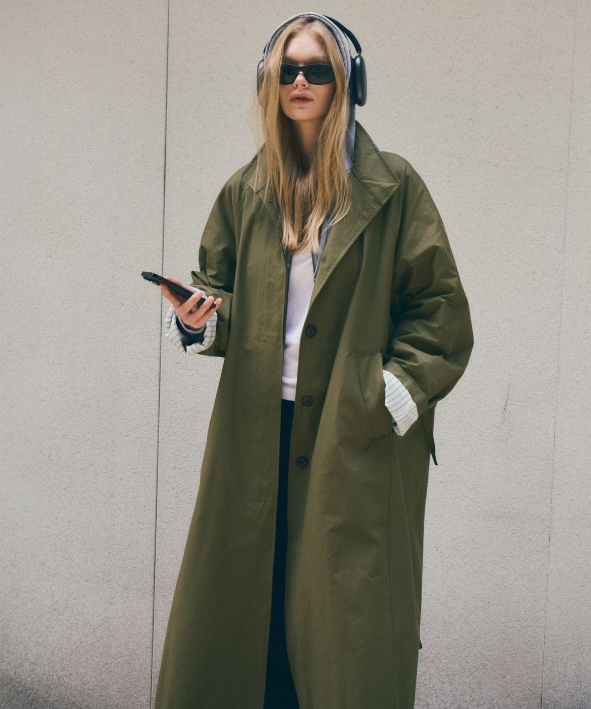 씨타(CITTA) Urban Field Maxi Safari Coat_CTO143(Khaki)