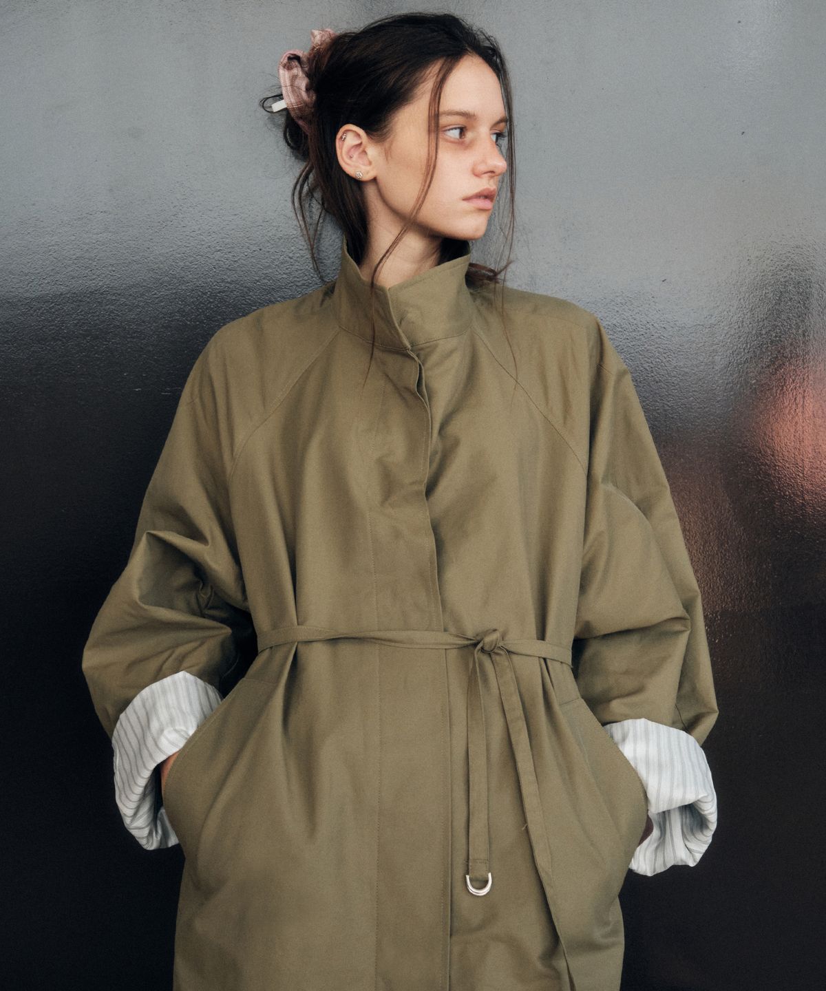 씨타(CITTA) Urban Field Maxi Safari Coat_CTO143(Khaki)