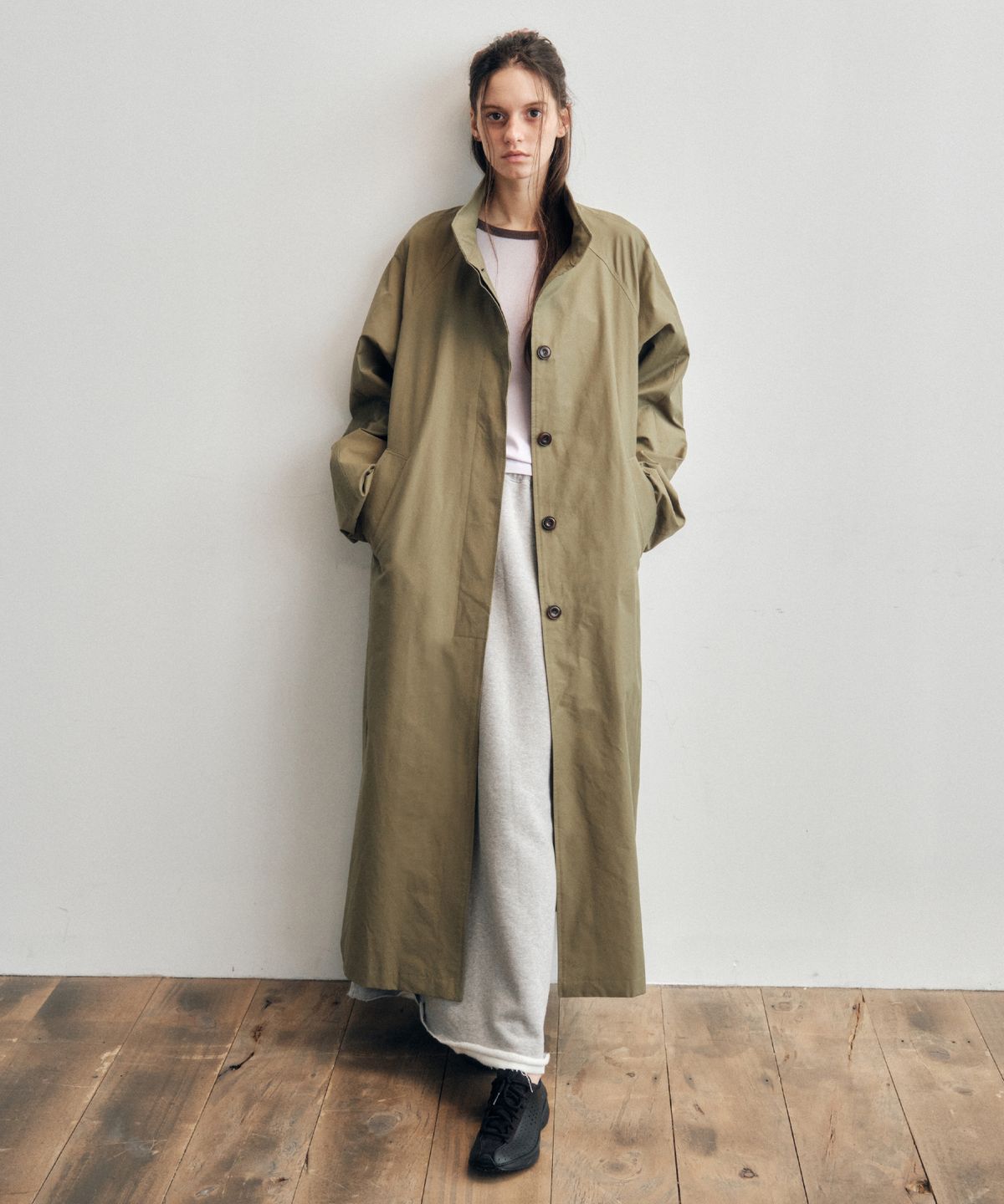 씨타(CITTA) Urban Field Maxi Safari Coat_CTO143(Khaki)