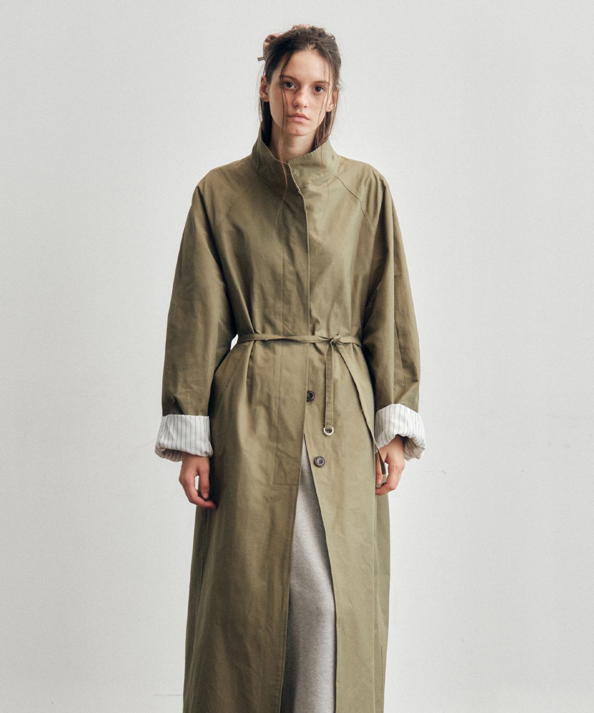씨타(CITTA) Urban Field Maxi Safari Coat_CTO143(Khaki)