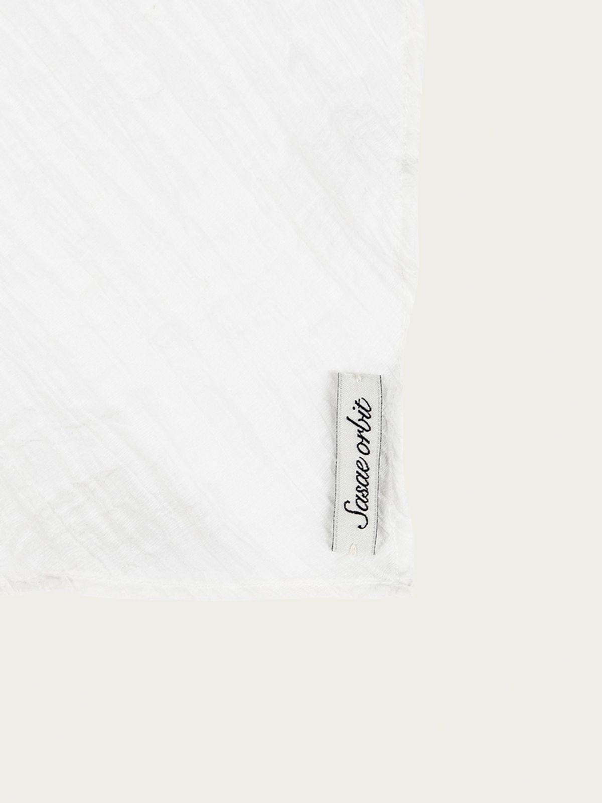 사사에오르빗(SASAEORBIT) Basic Scarf White