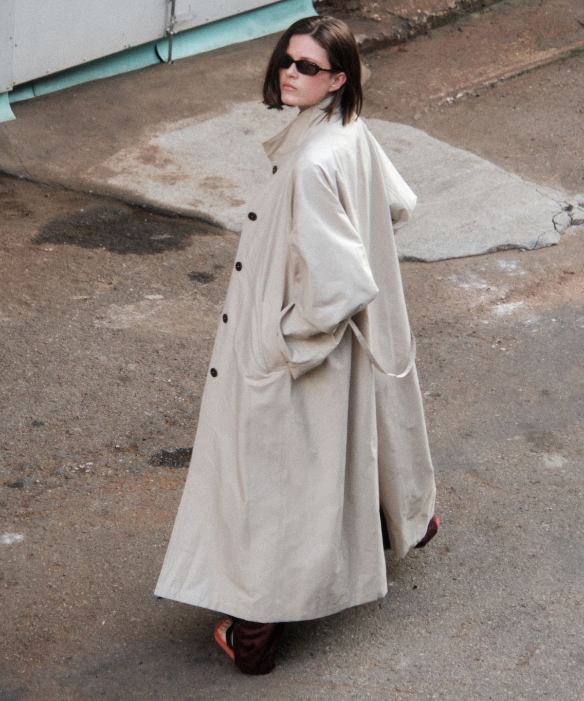씨타(CITTA) Urban Field Maxi Safari Coat_CTO143(Beige)