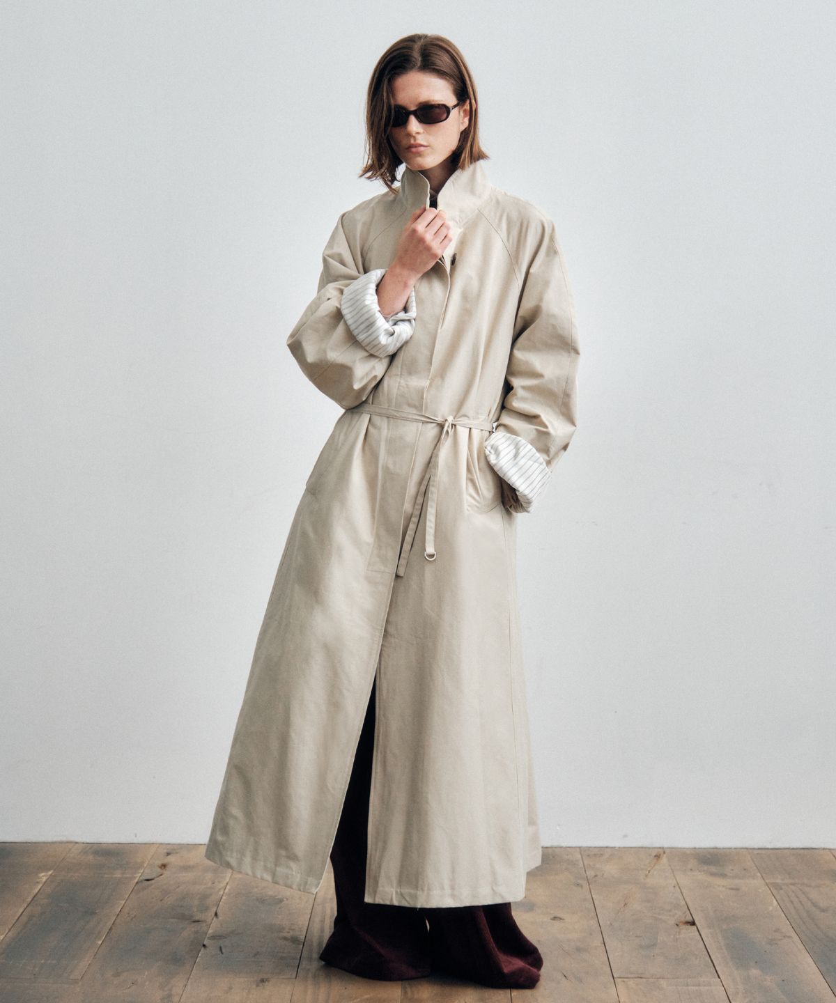 씨타(CITTA) Urban Field Maxi Safari Coat_CTO143(Beige)