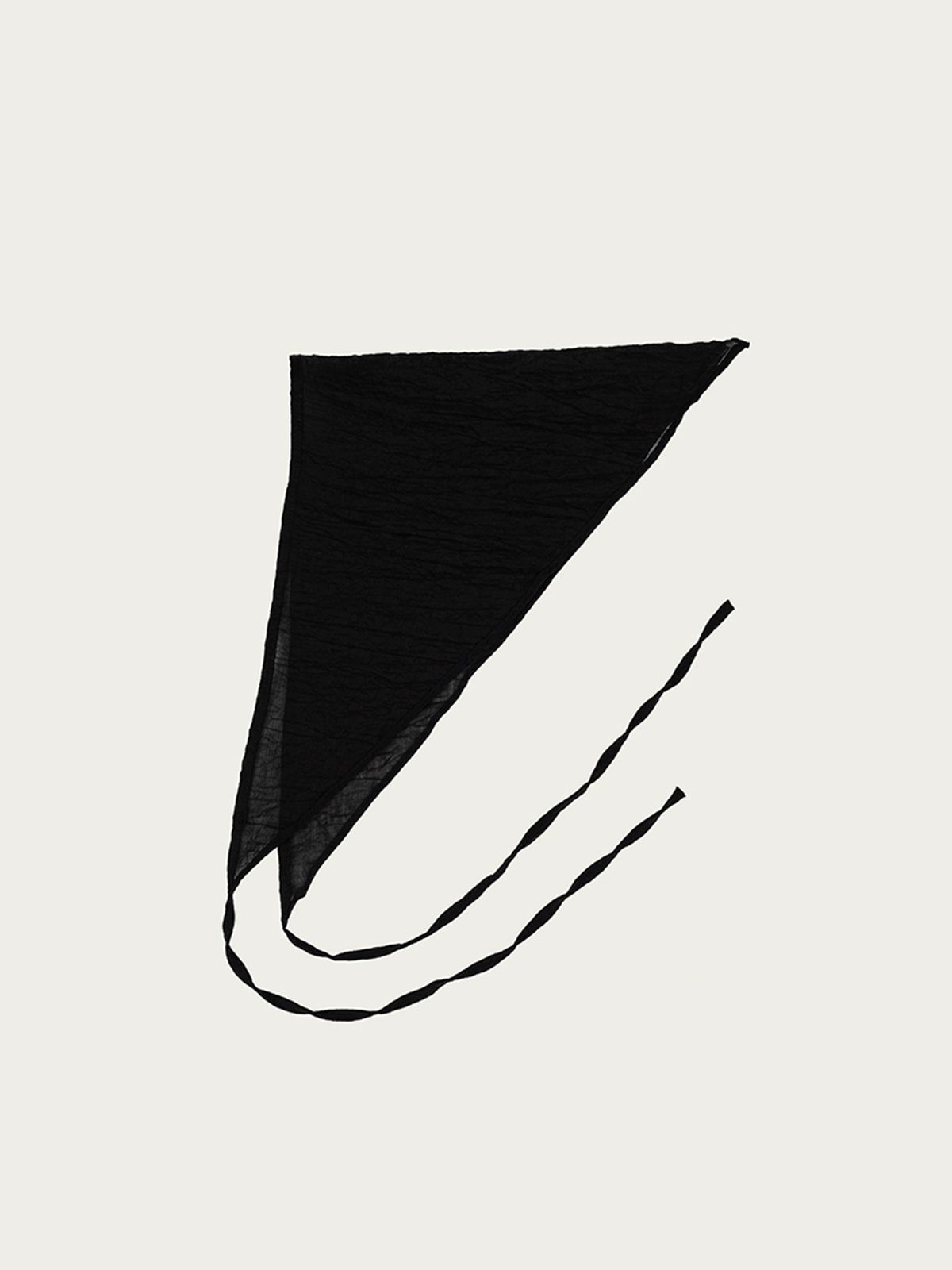 사사에오르빗(SASAEORBIT) Basic Scarf Black