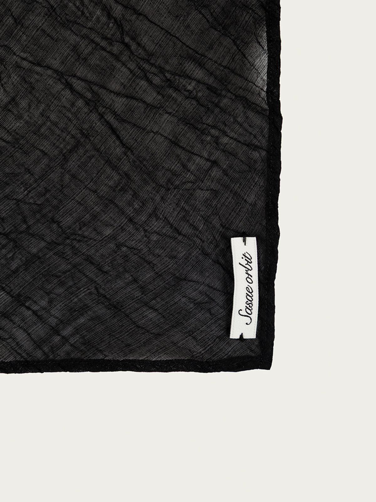 사사에오르빗(SASAEORBIT) Basic Scarf Black