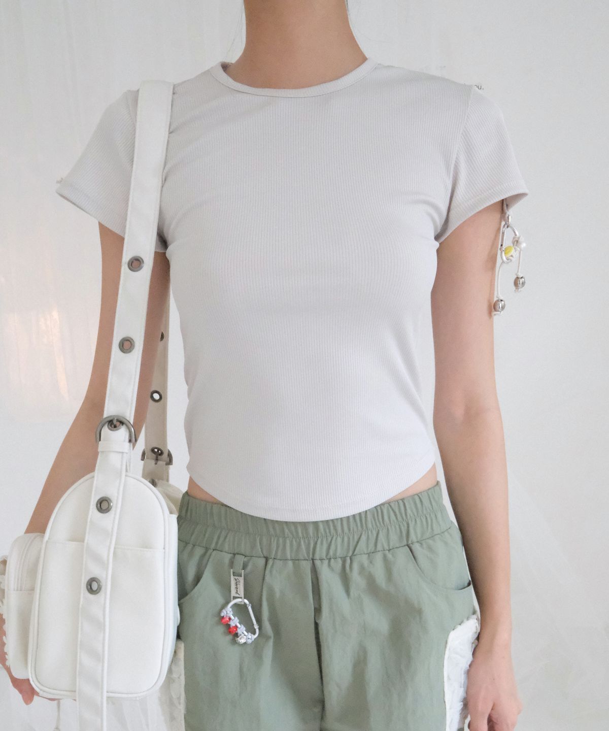 시월107(SIWL107) Bonnie T-Shirt (Light Green)