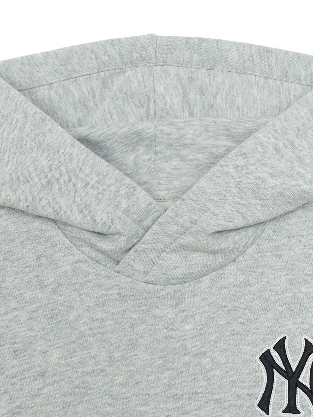 엠엘비 키즈(MLB KIDS) 베이직 스몰로고 후드 NY (L.Melange Grey)