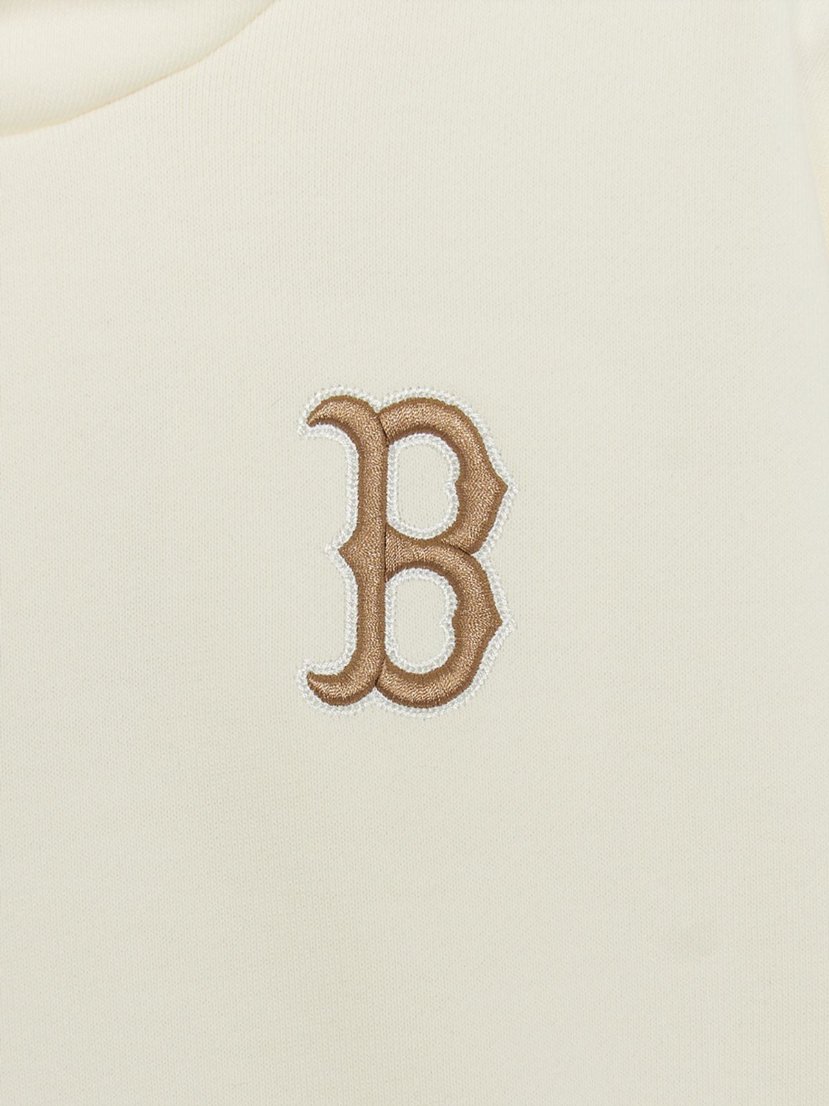 엠엘비 키즈(MLB KIDS) 베이직 스몰로고 후드 BOS (Cream)