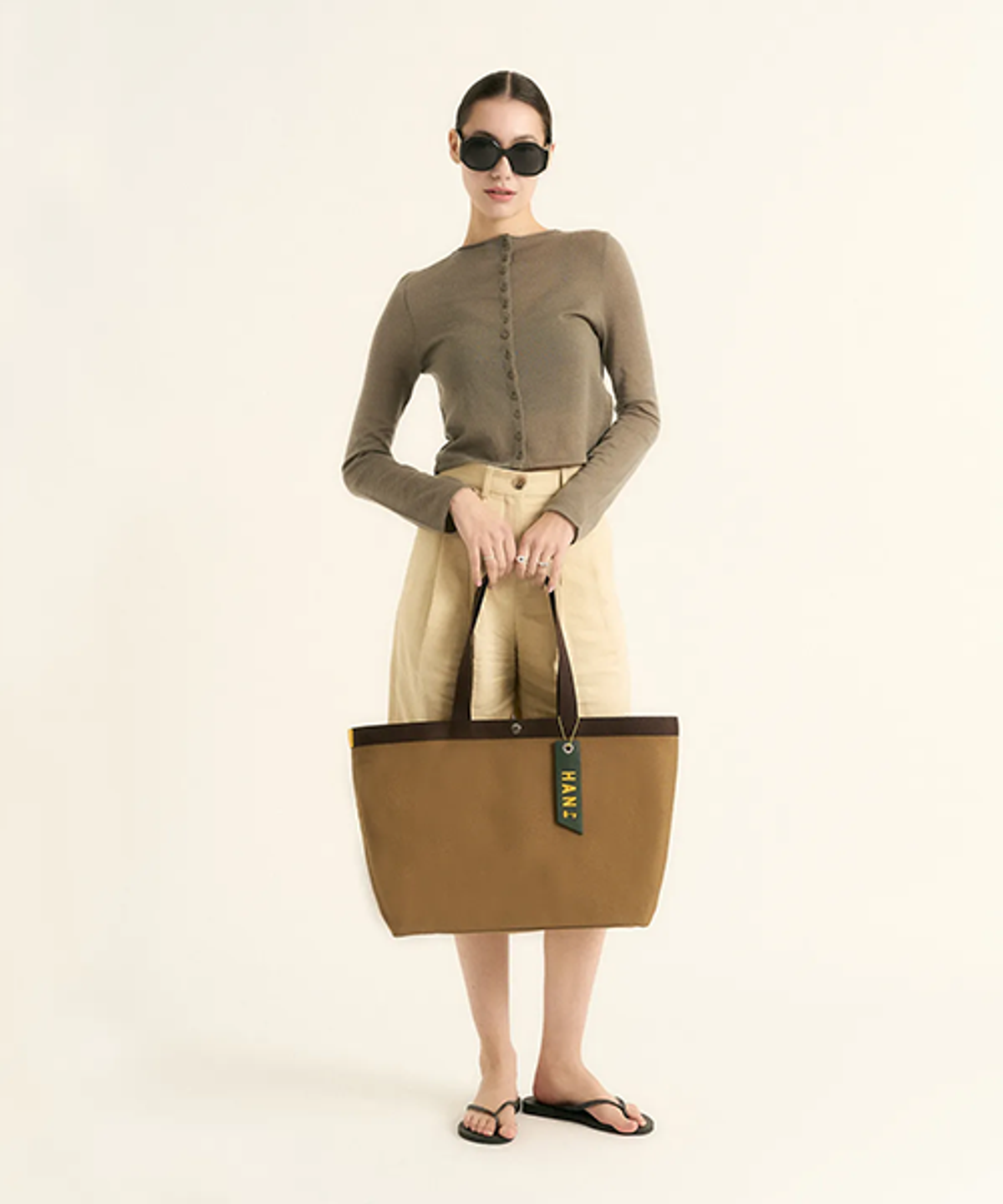 스타일한(STYLEHAN) Dama 쇼퍼백 Olivekhaki