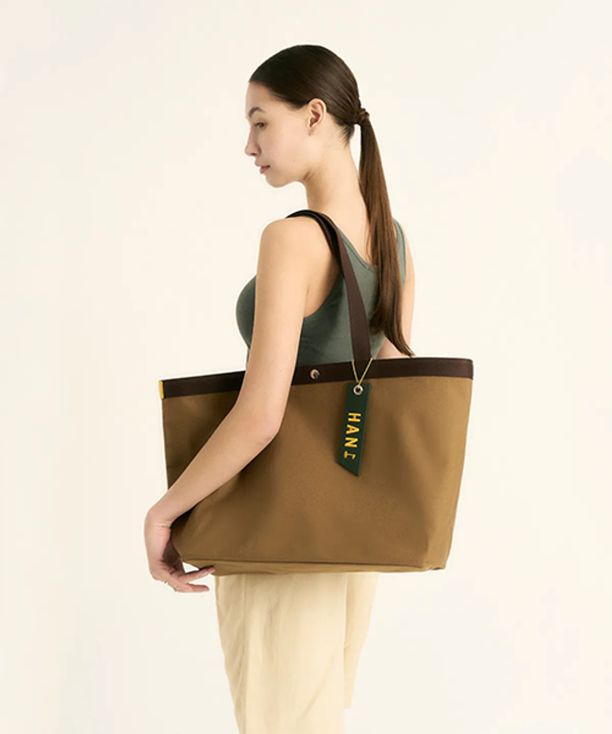 스타일한(STYLEHAN) Dama 쇼퍼백 Olivekhaki