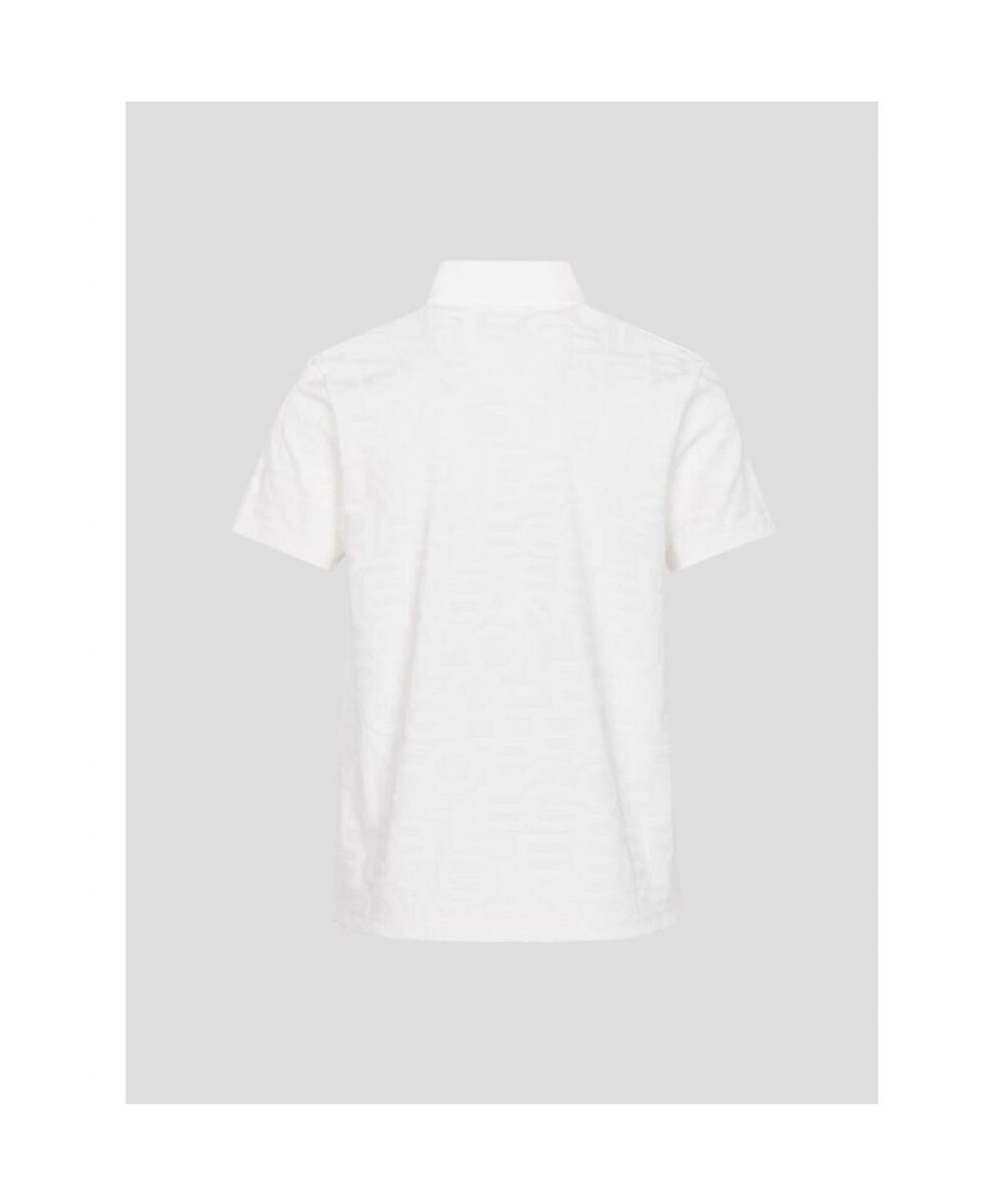 빈폴골프(BEANPOLE GOLF) 남성 자카드 반소매 칼라 티셔츠 - 화이트