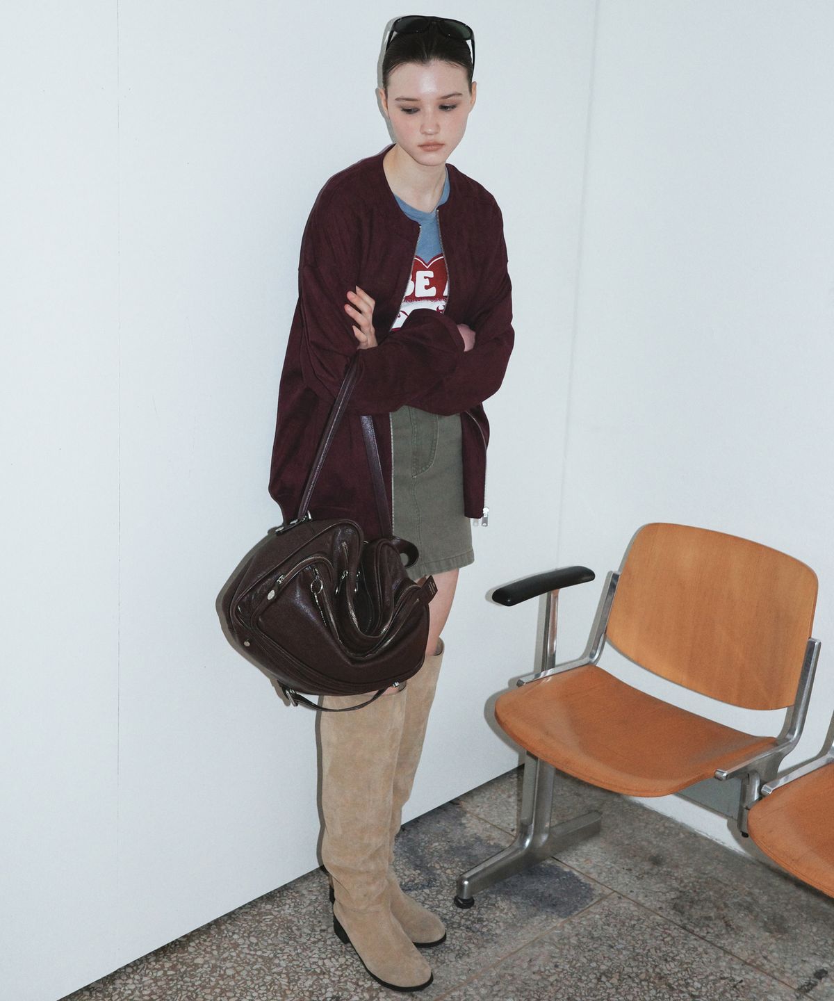 씨타(CITTA) Suede OverFit Blouson Jacket_CTO139(3color)
